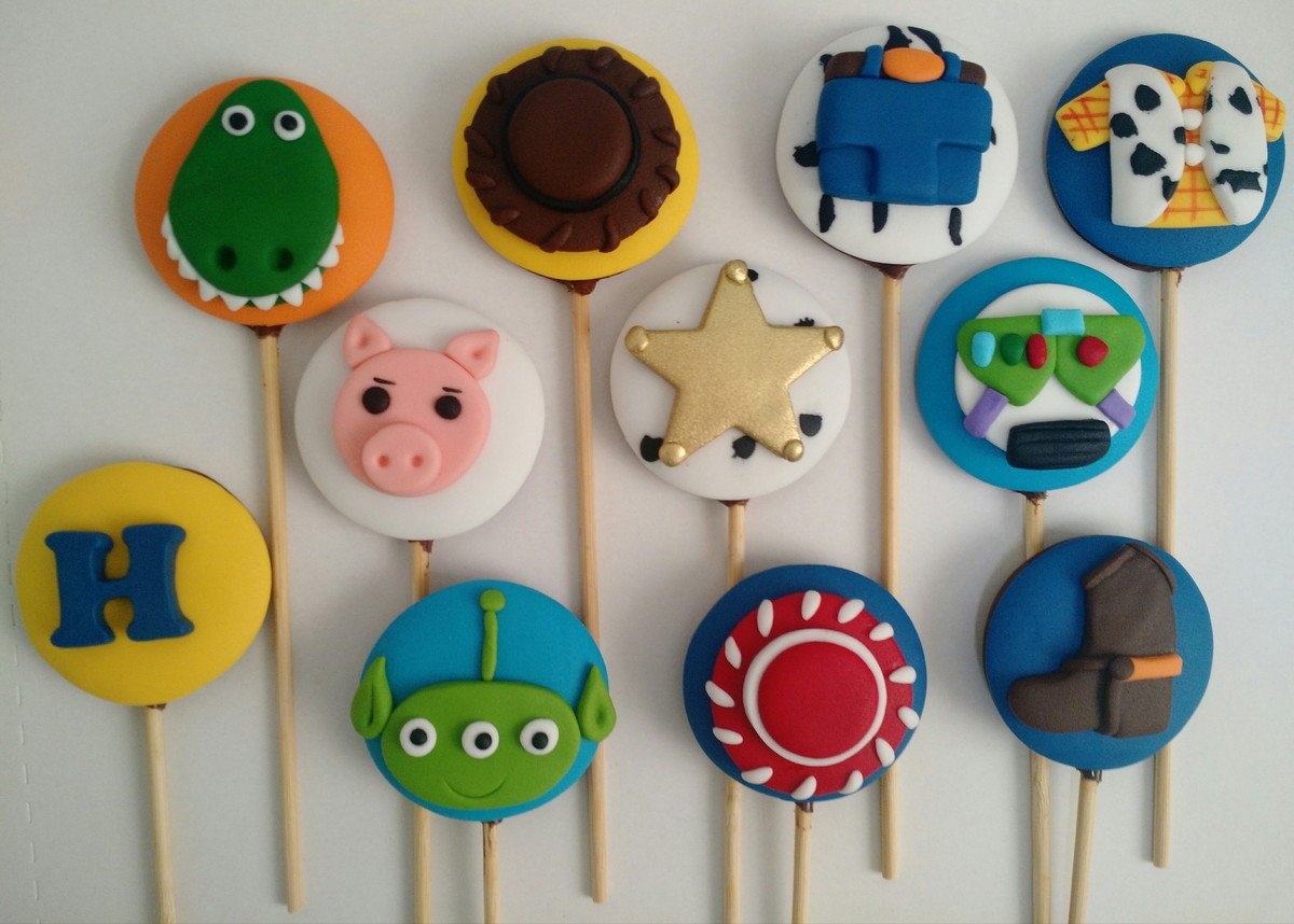 Pirulito de chocolate Toy Story