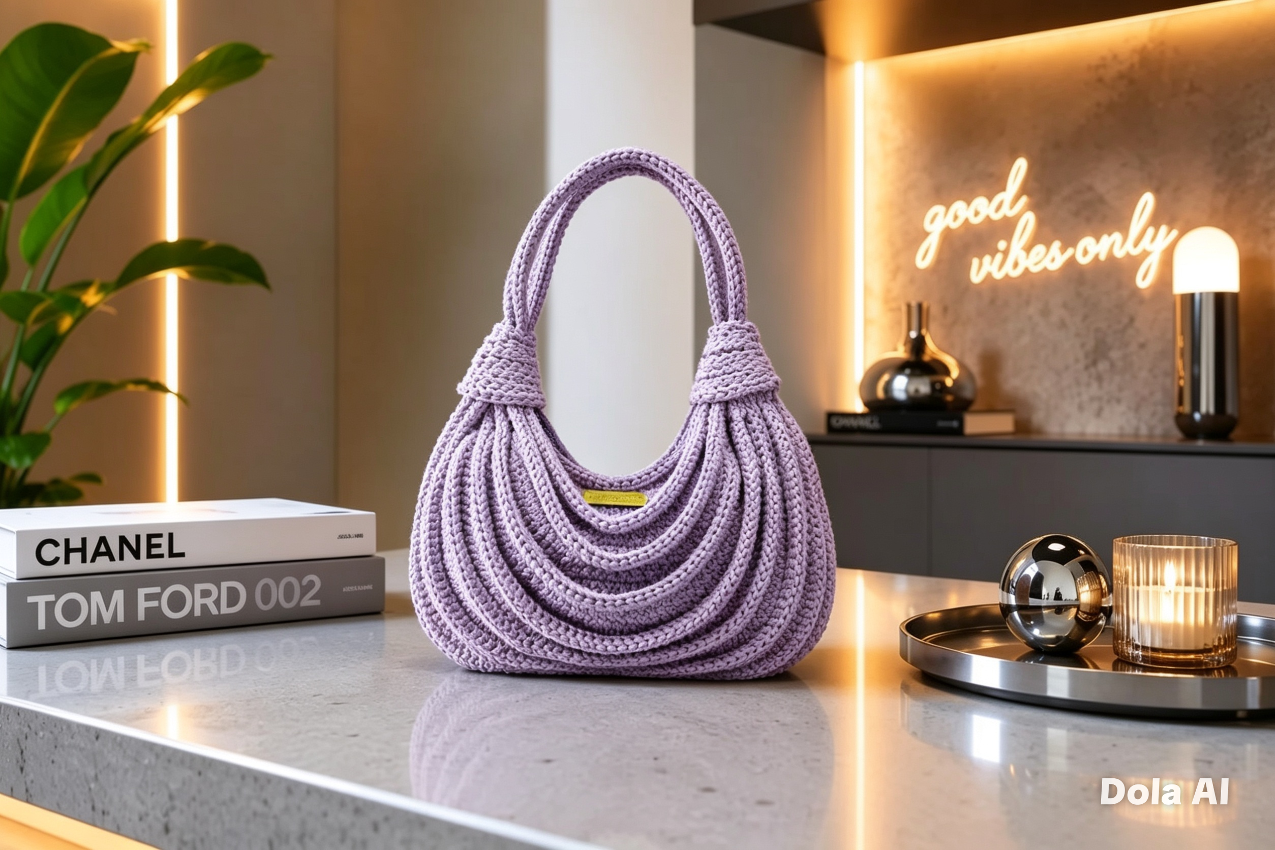 Bolsas Tranças de Crochê