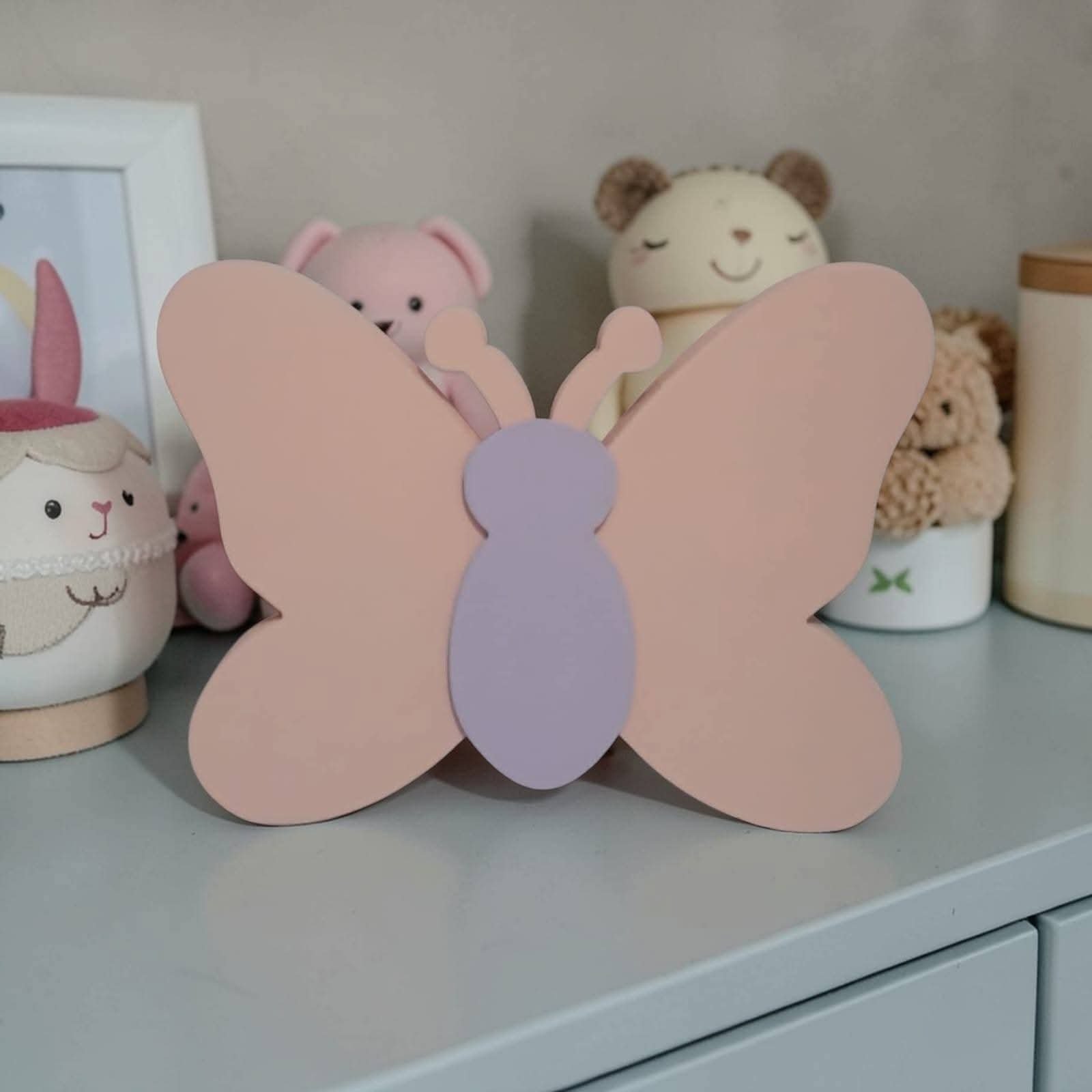 Borboleta de mdf decorativa / decoração de quarto e festa infanti
