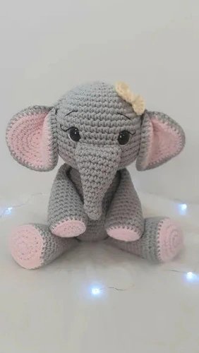 Elefante Crochê Amigurumi