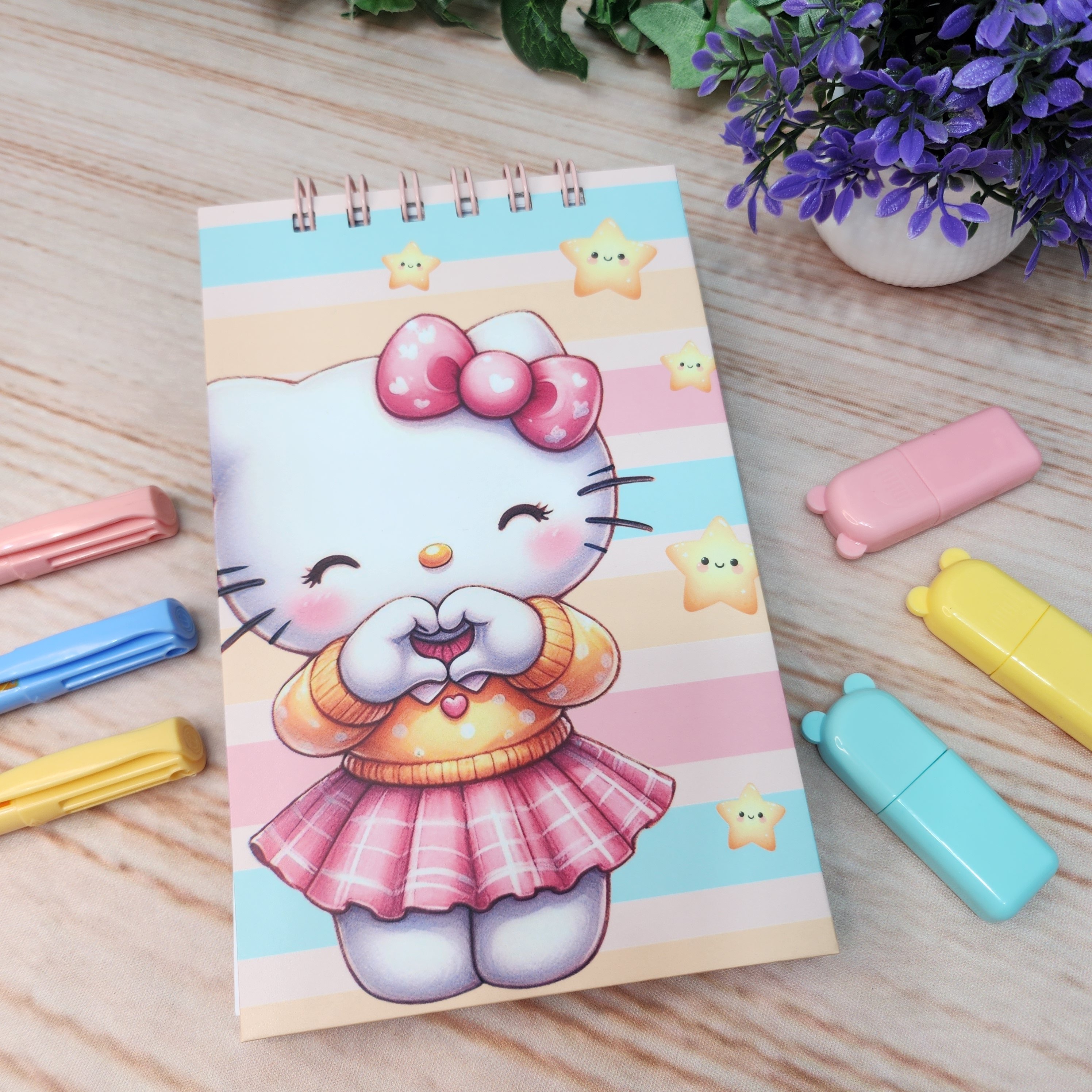 Caderneta Blocao Hello Kitty Personalizado