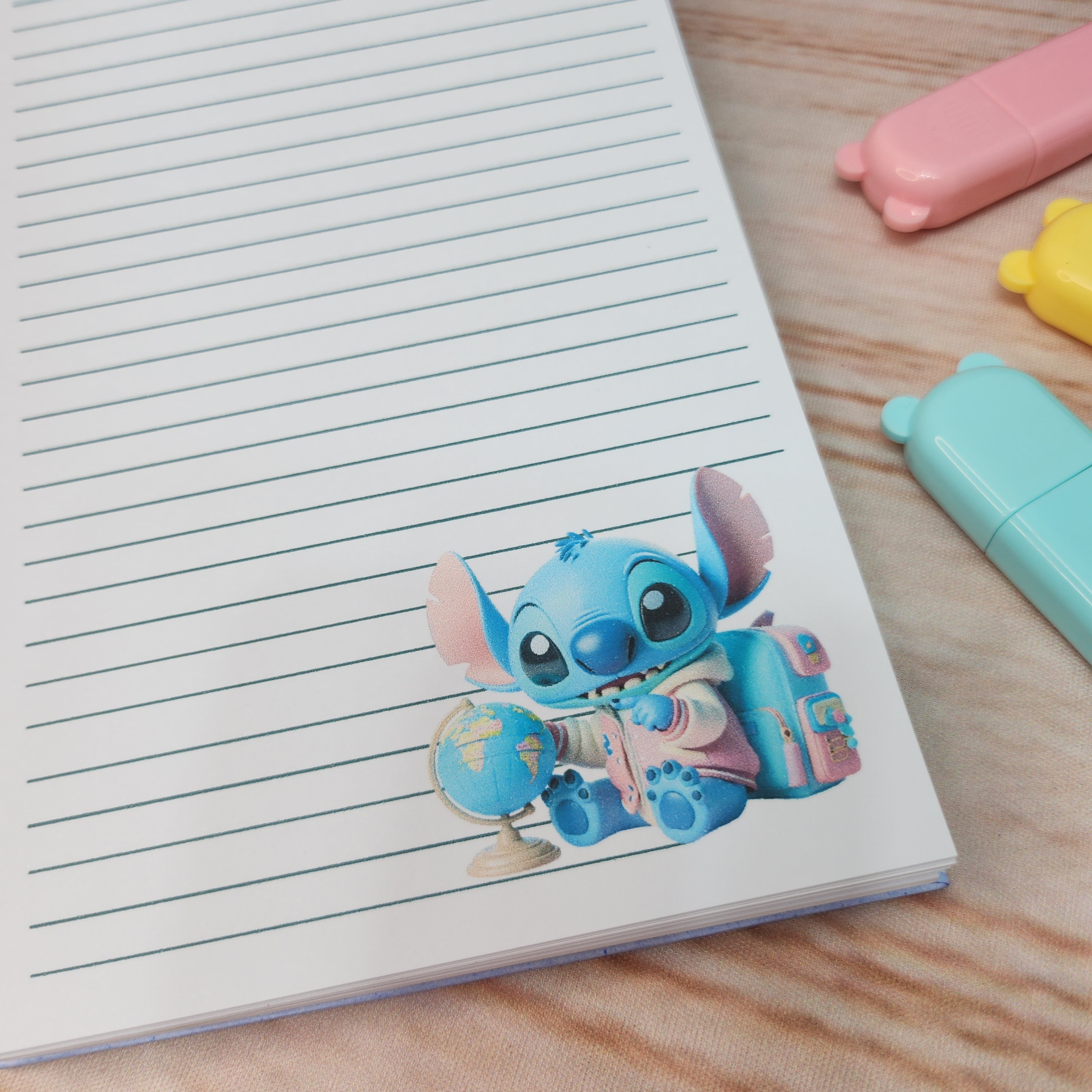 Caderneta Blocao Stitch Personalizado