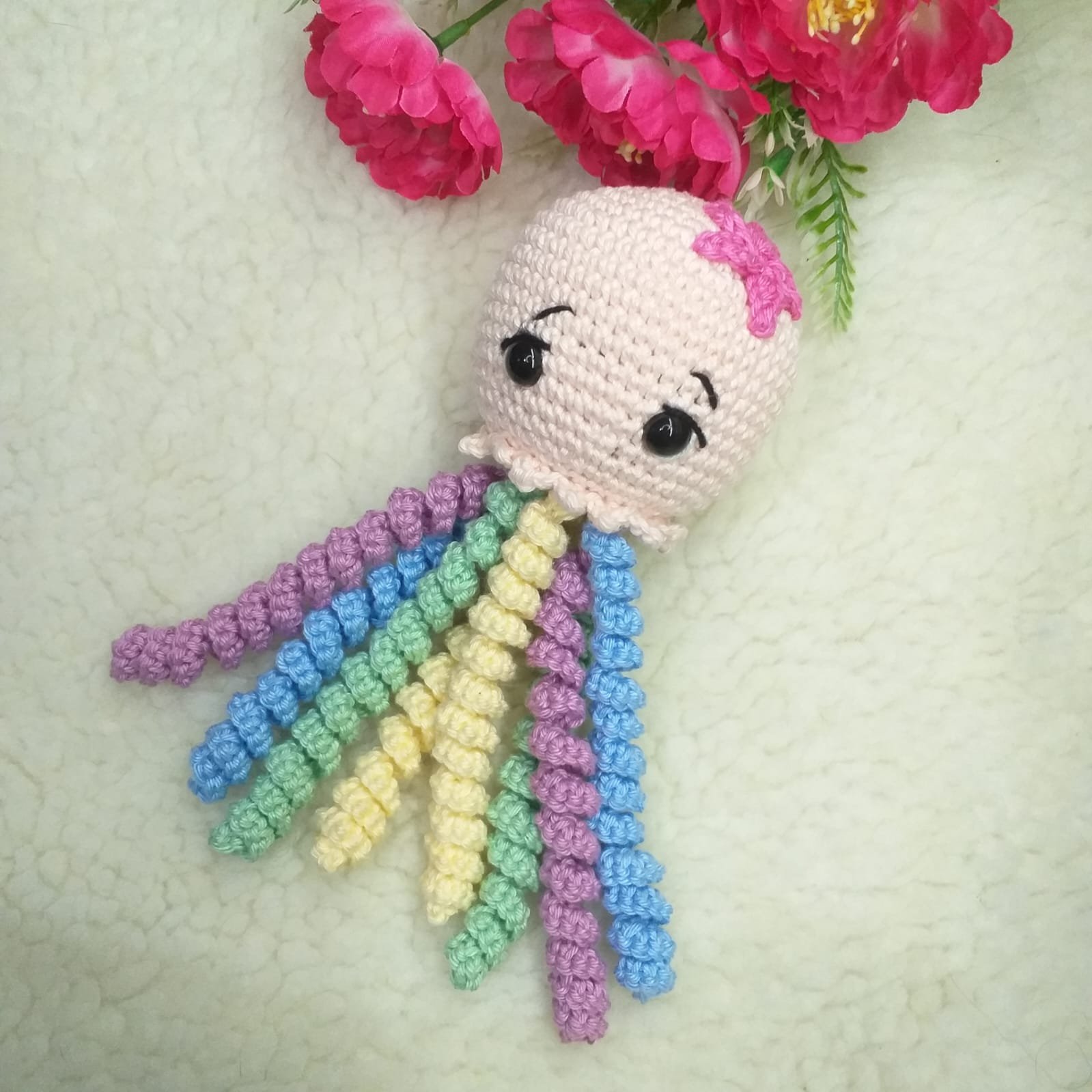 Polvinho do Amor  Amigurumi Pronta Entrega