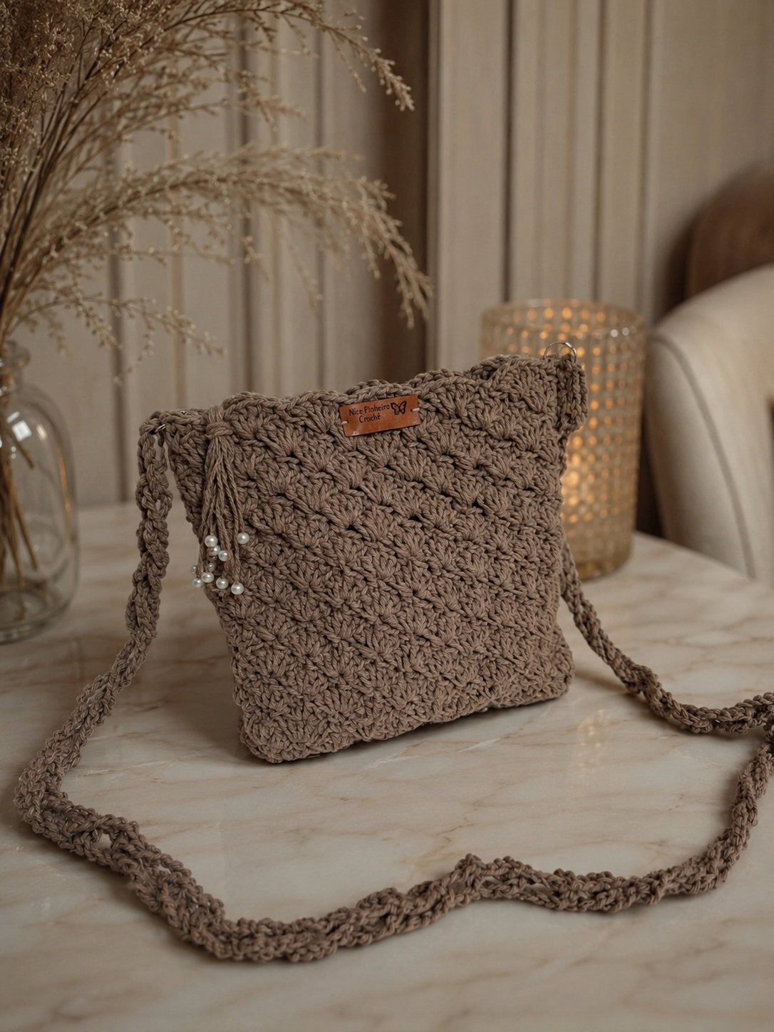 Bolsa Pérola Nude