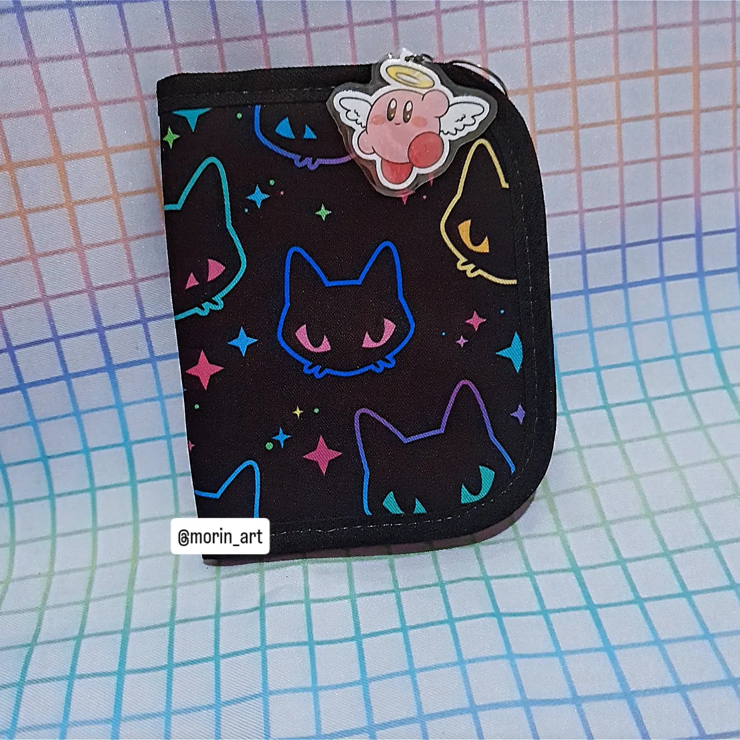 Carteira Gato Neon