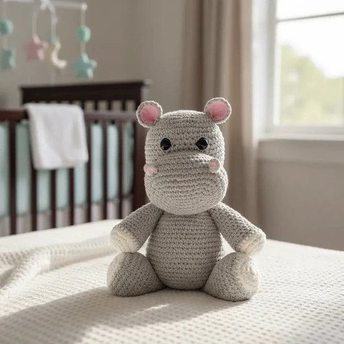 Hipopótamo Crochê Amigurumi
