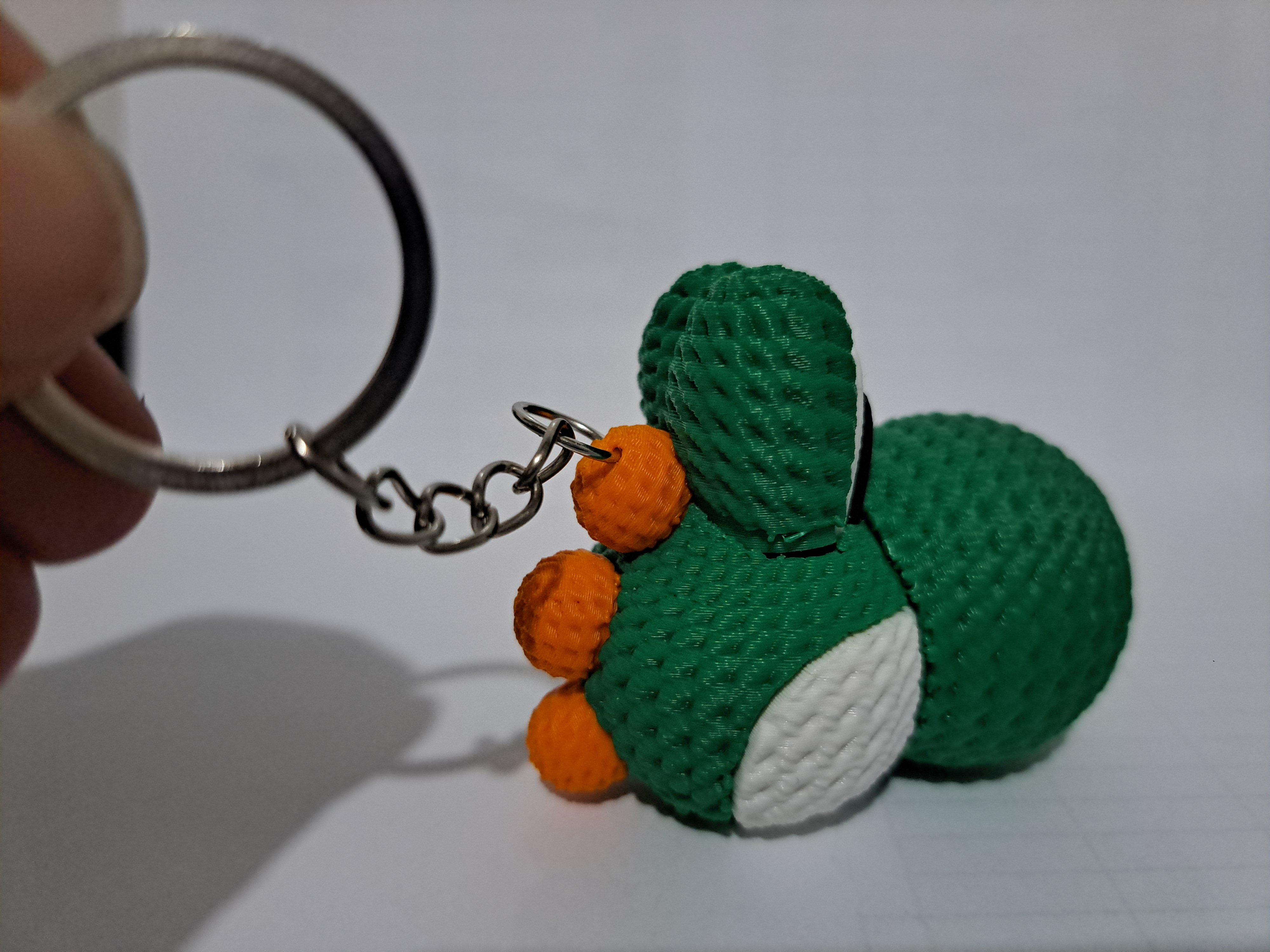 Chaveiro Inspirado Yoshi impressão 3D