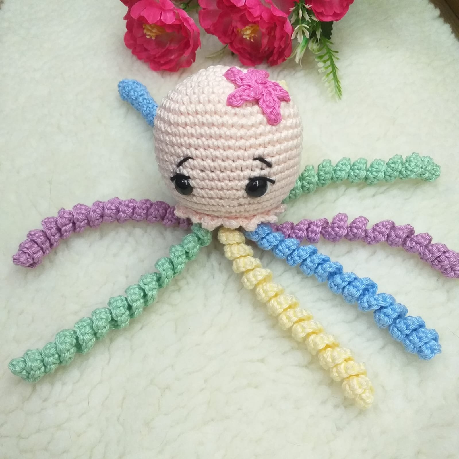 Polvinho do Amor  Amigurumi Pronta Entrega