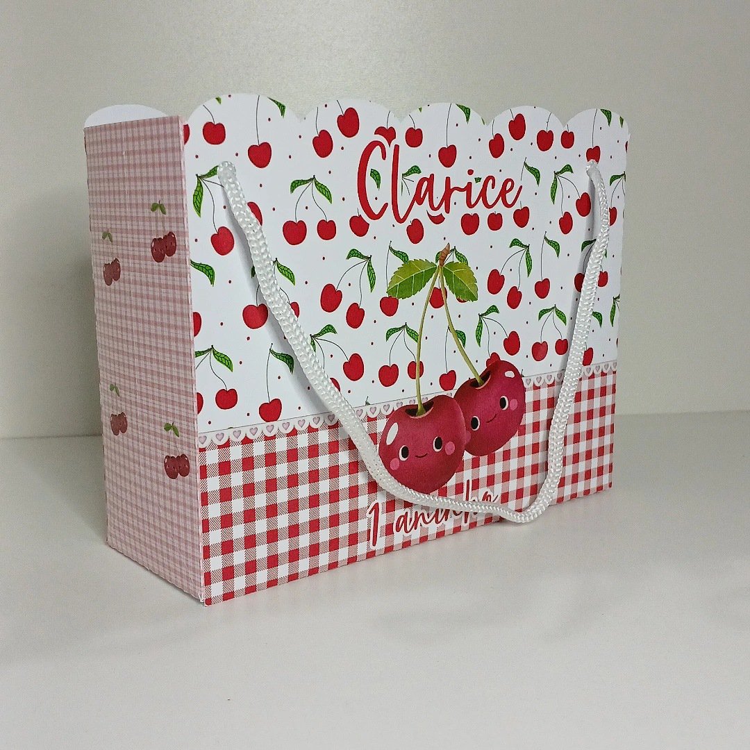 Kit 10 Sacolas Personalizadas  Pegue e Monte