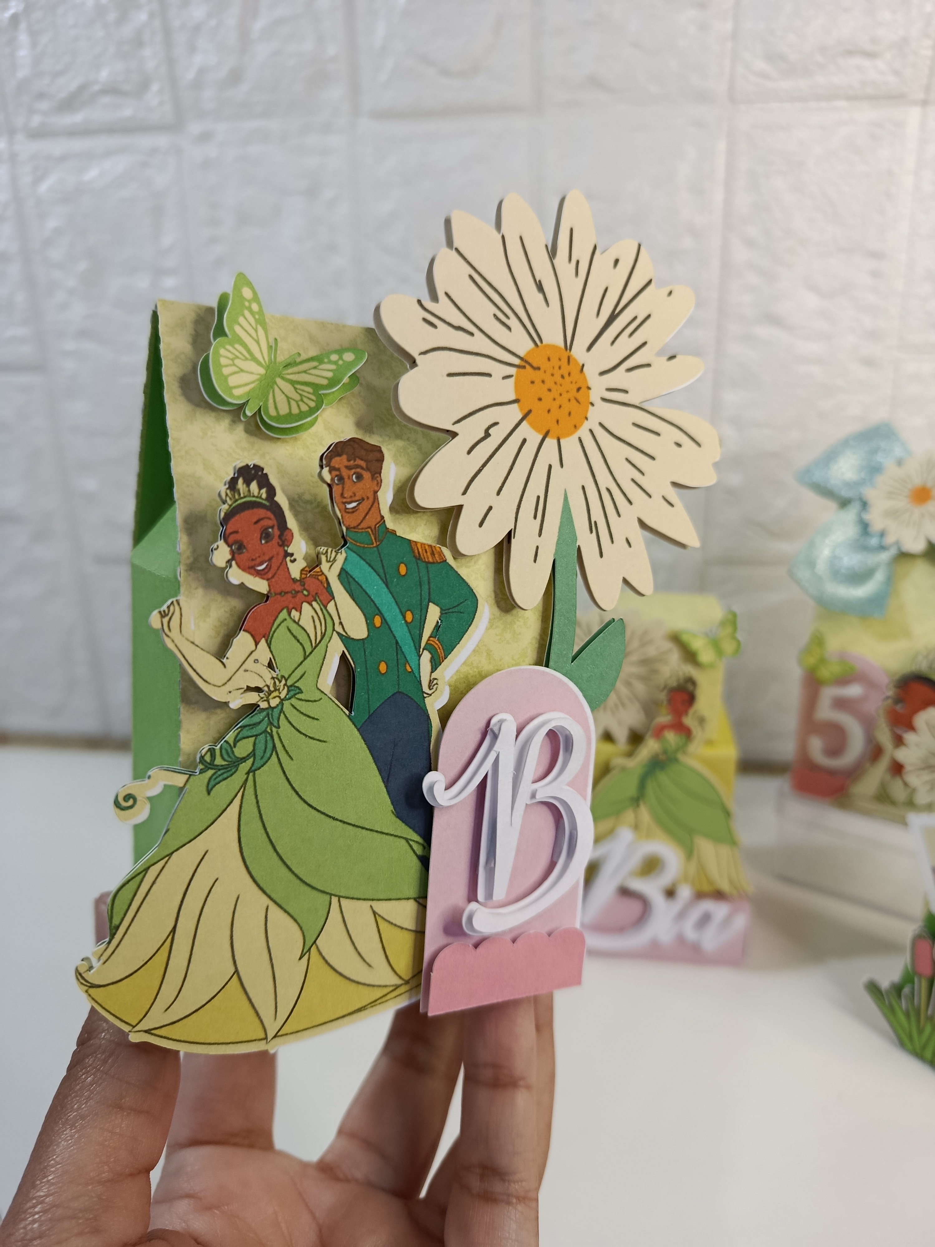 Personalizados Princesa Tiana 20 peças