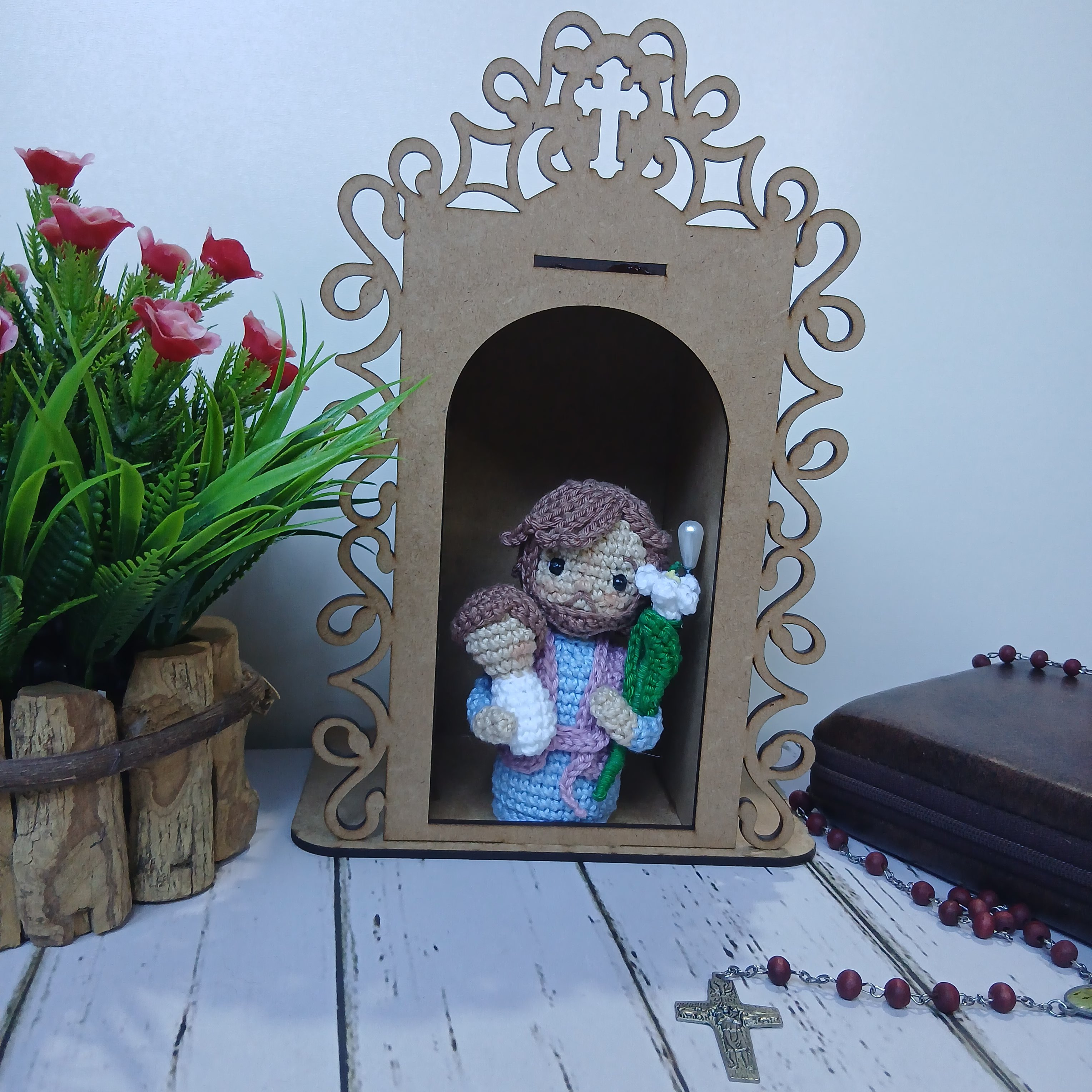 São José em Amigurumi: Proteção e Devoção em Cada Ponto