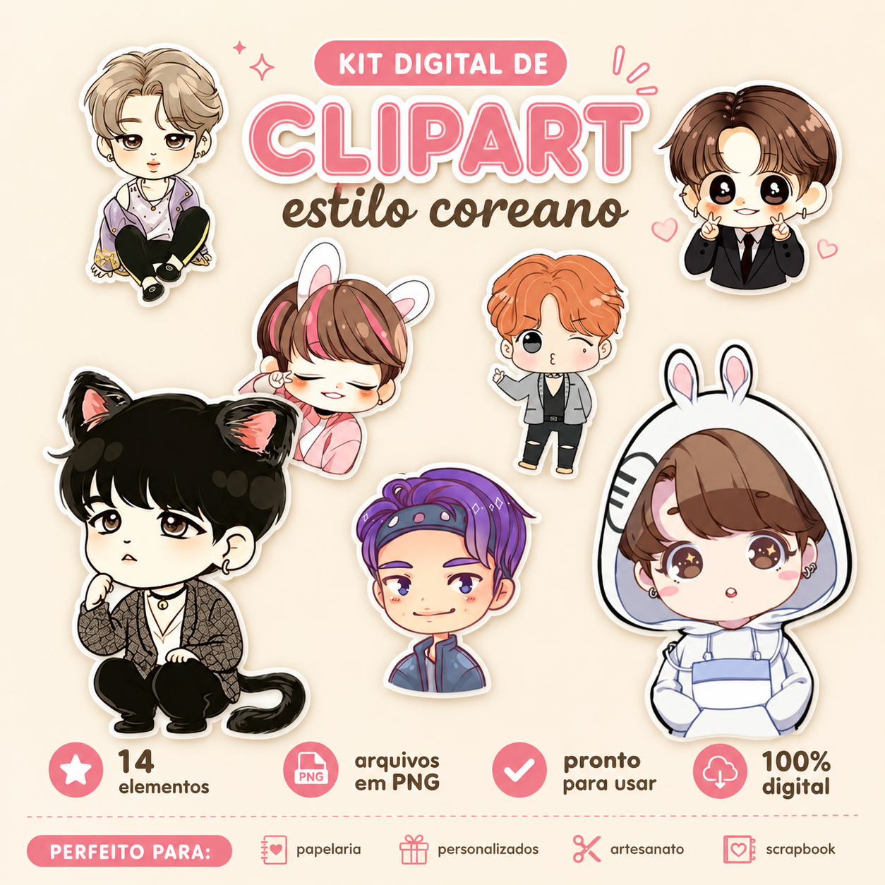 Arquivos Png Bts
