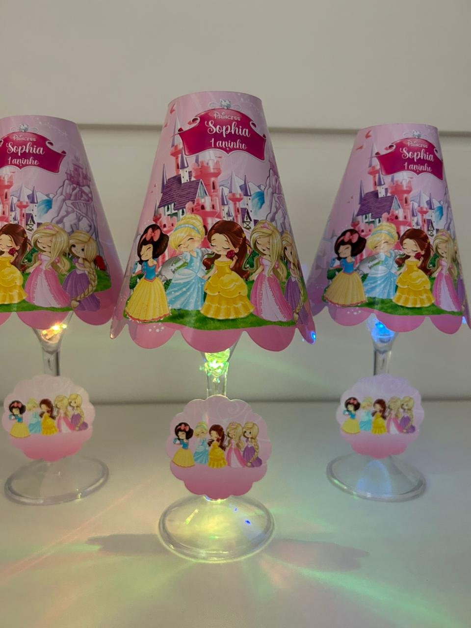 10 Abajur Centro de mesa Huntrix - Guerreira k-pop