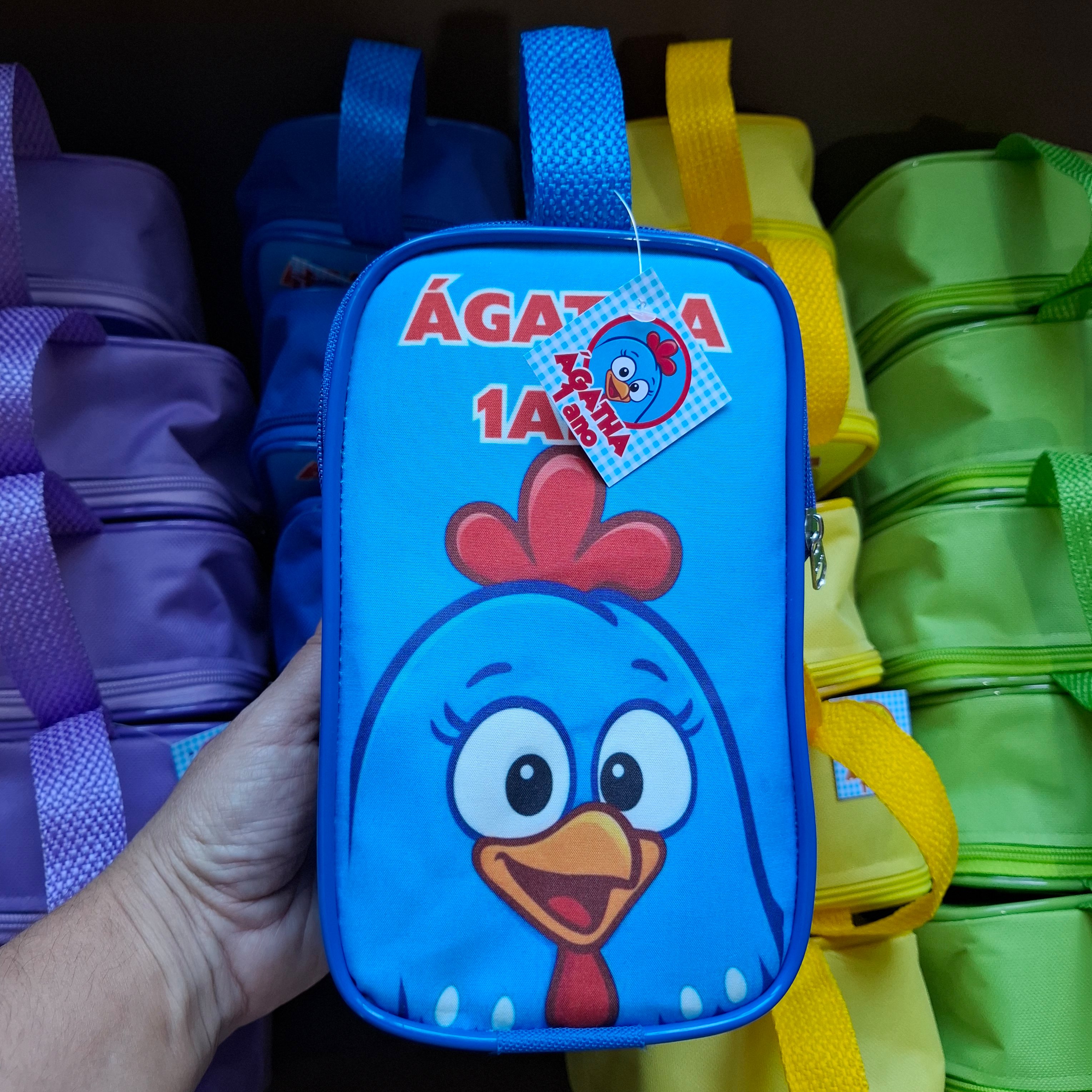 Estojo Vertical  Personalizado Galinha Pintadinha Lembrancinhas