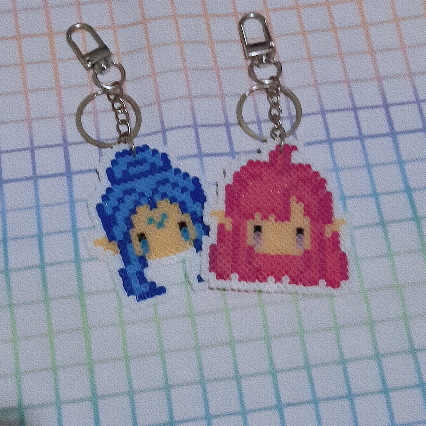 Chaveiro das Elfas | Vtuber | Hama Beads | PixelArte