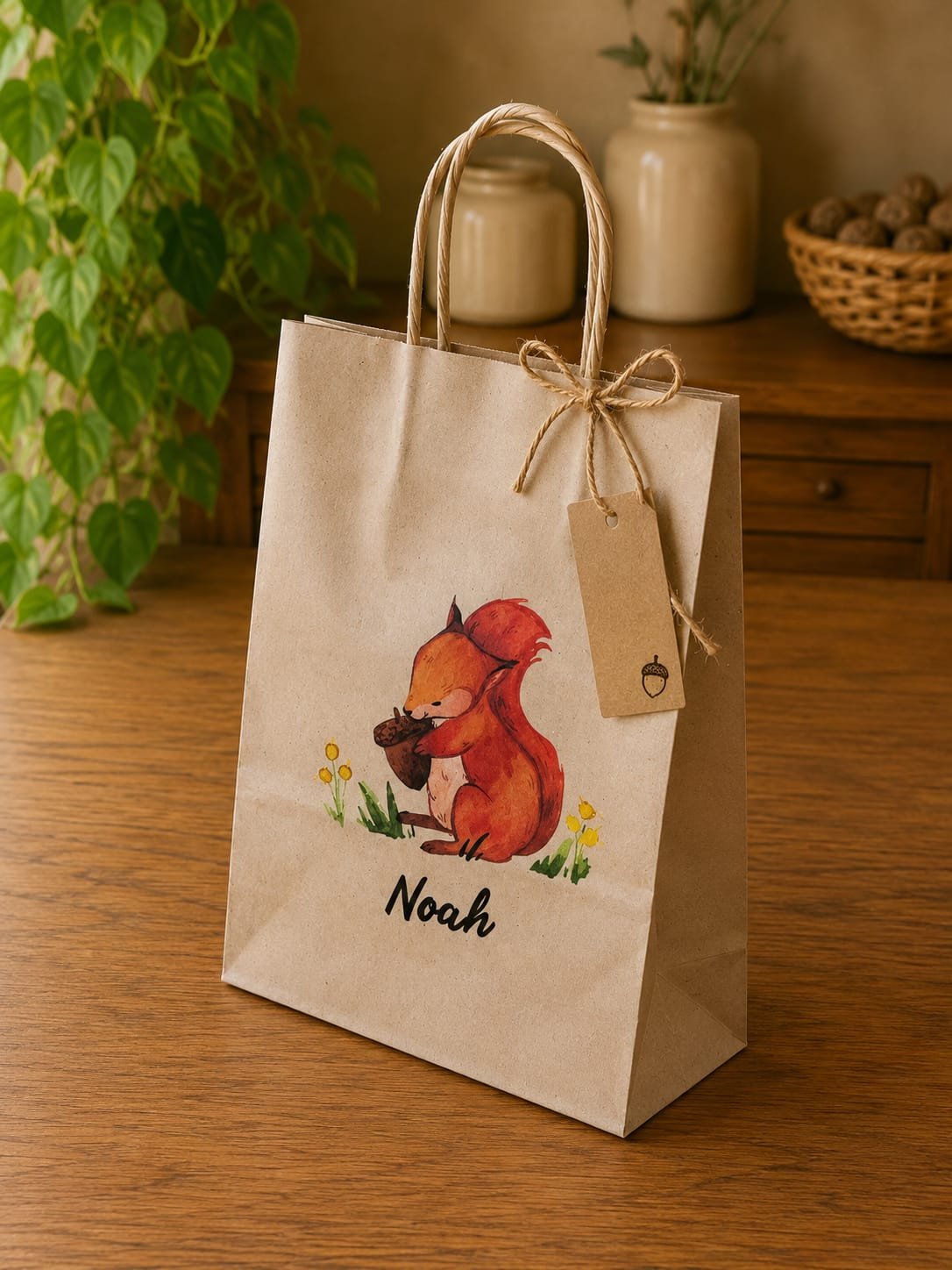 Sacolinha Kraft Personalizada Lembrancinha Aniversário Infantil c