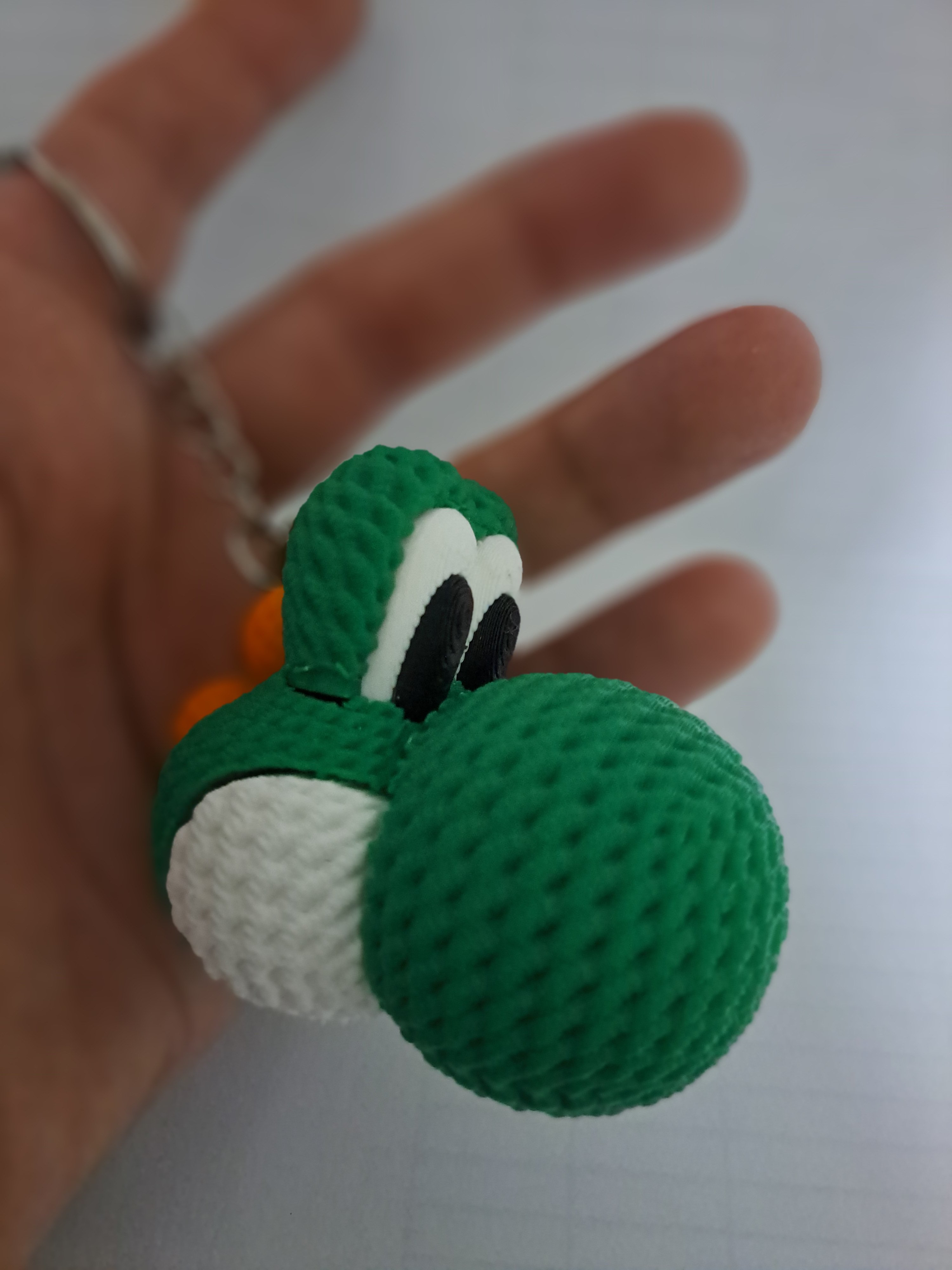 Chaveiro Inspirado Yoshi impressão 3D
