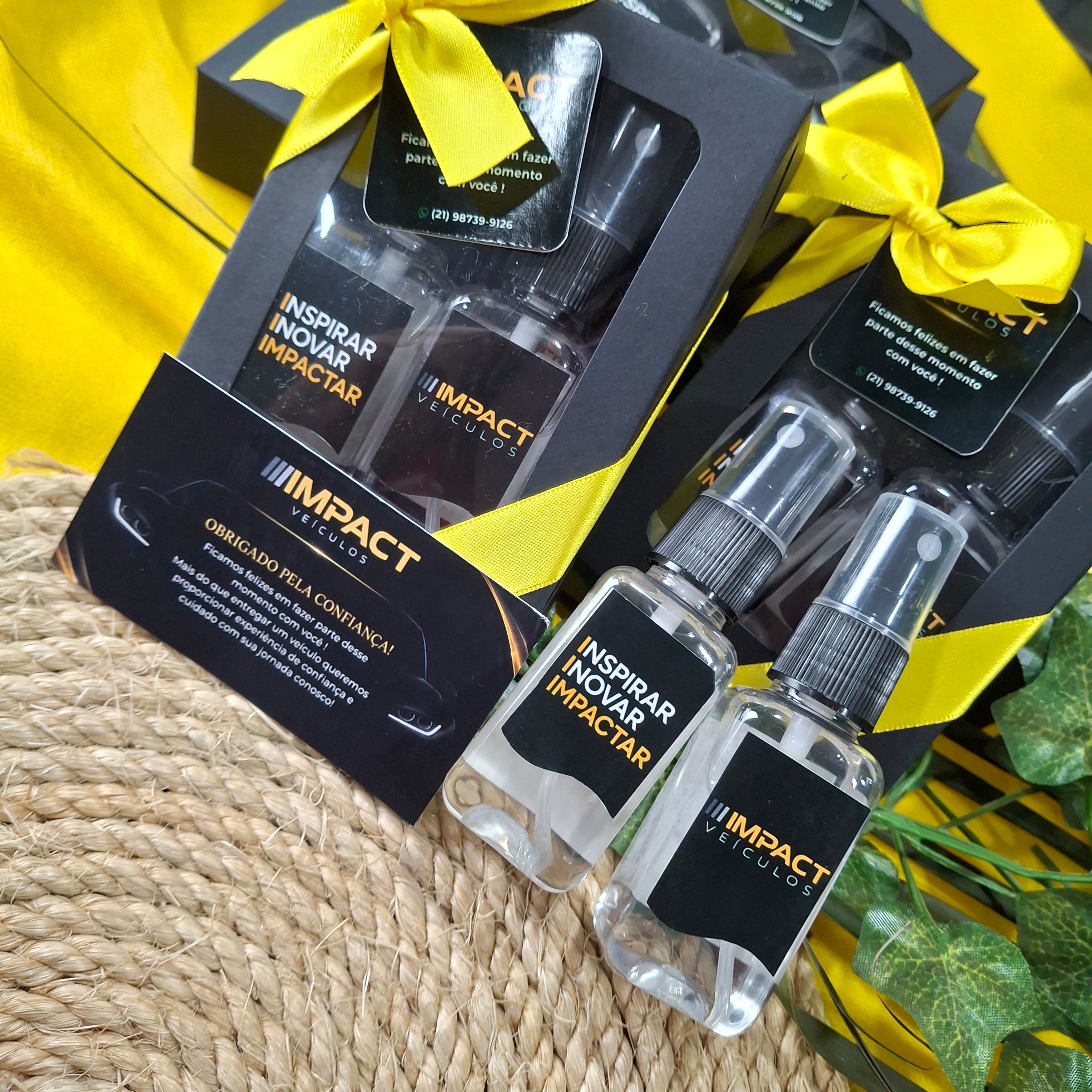 Kit aromatizador de carros e ambientes personalizado