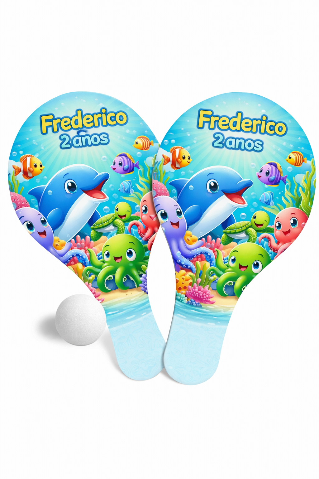 Kit Raquetes personalizadas infantil - Fazemos qualquer tema