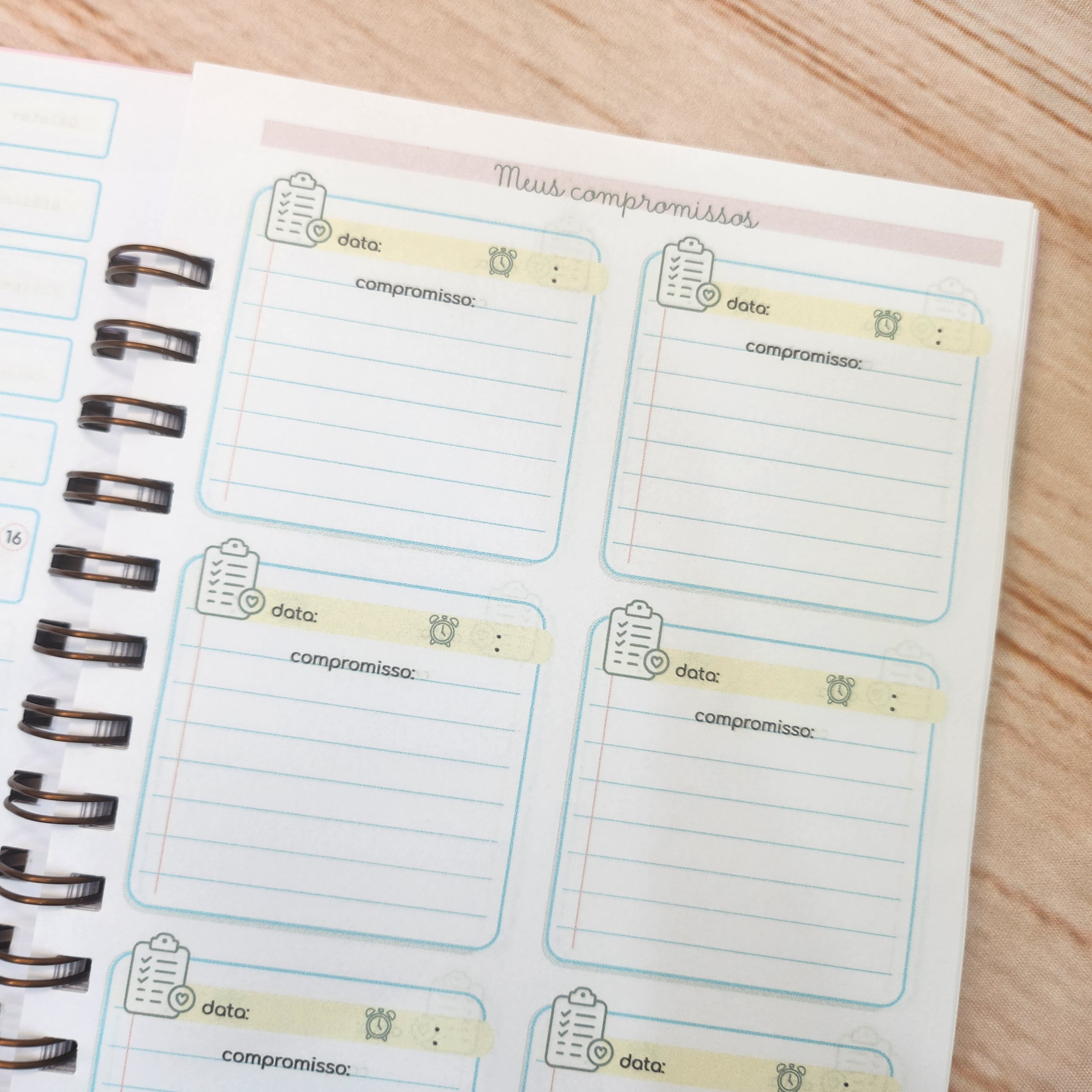 Caderno Devocional Gratidão Candy Personalizado