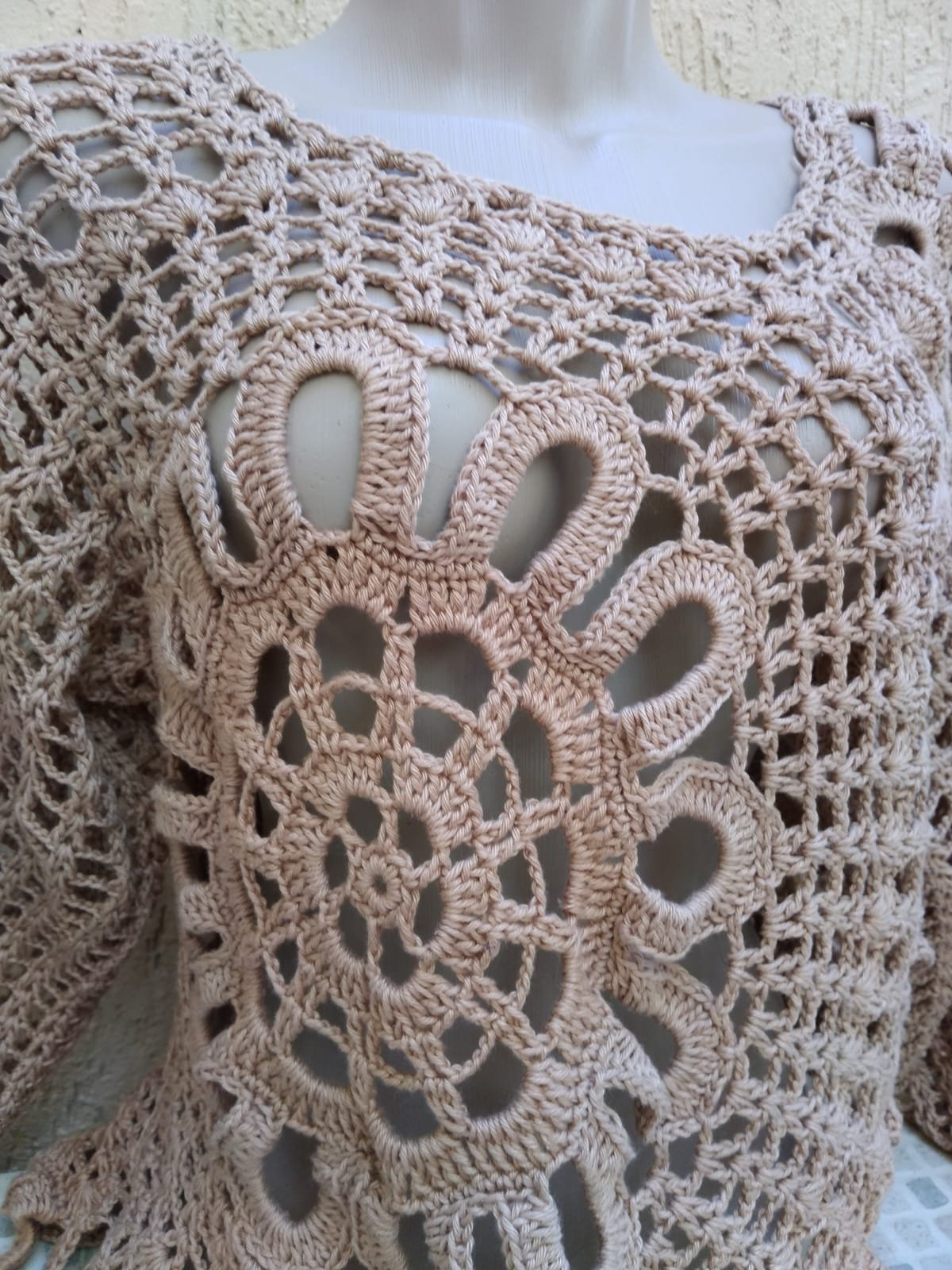 Blusa de Croche Ana Maria Braga