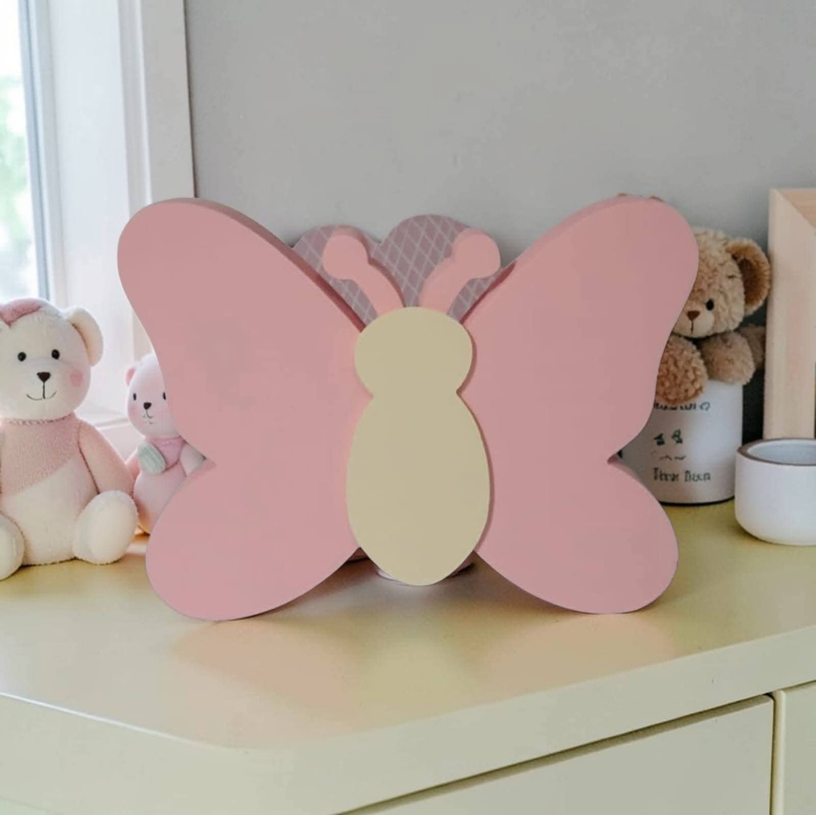 Borboleta de mdf decorativa / decoração de quarto e festa infanti