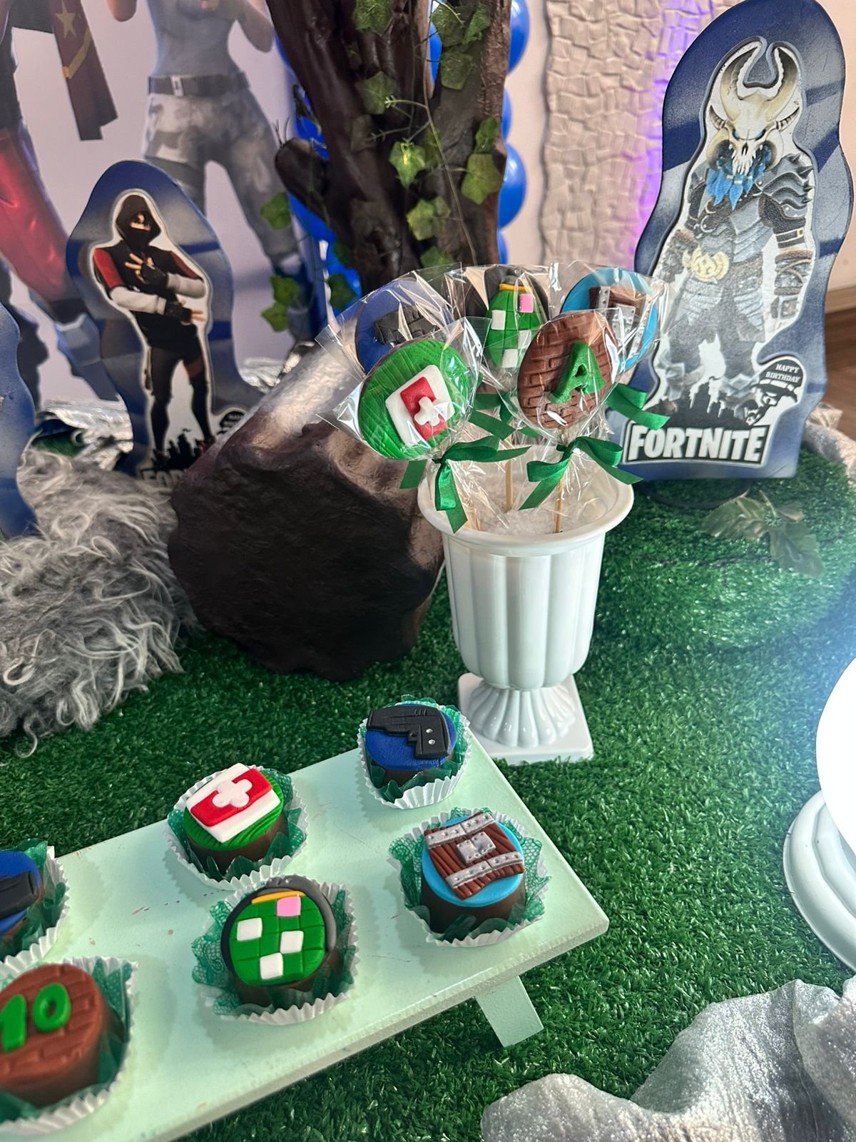 Pirulito de chocolate Fortnite