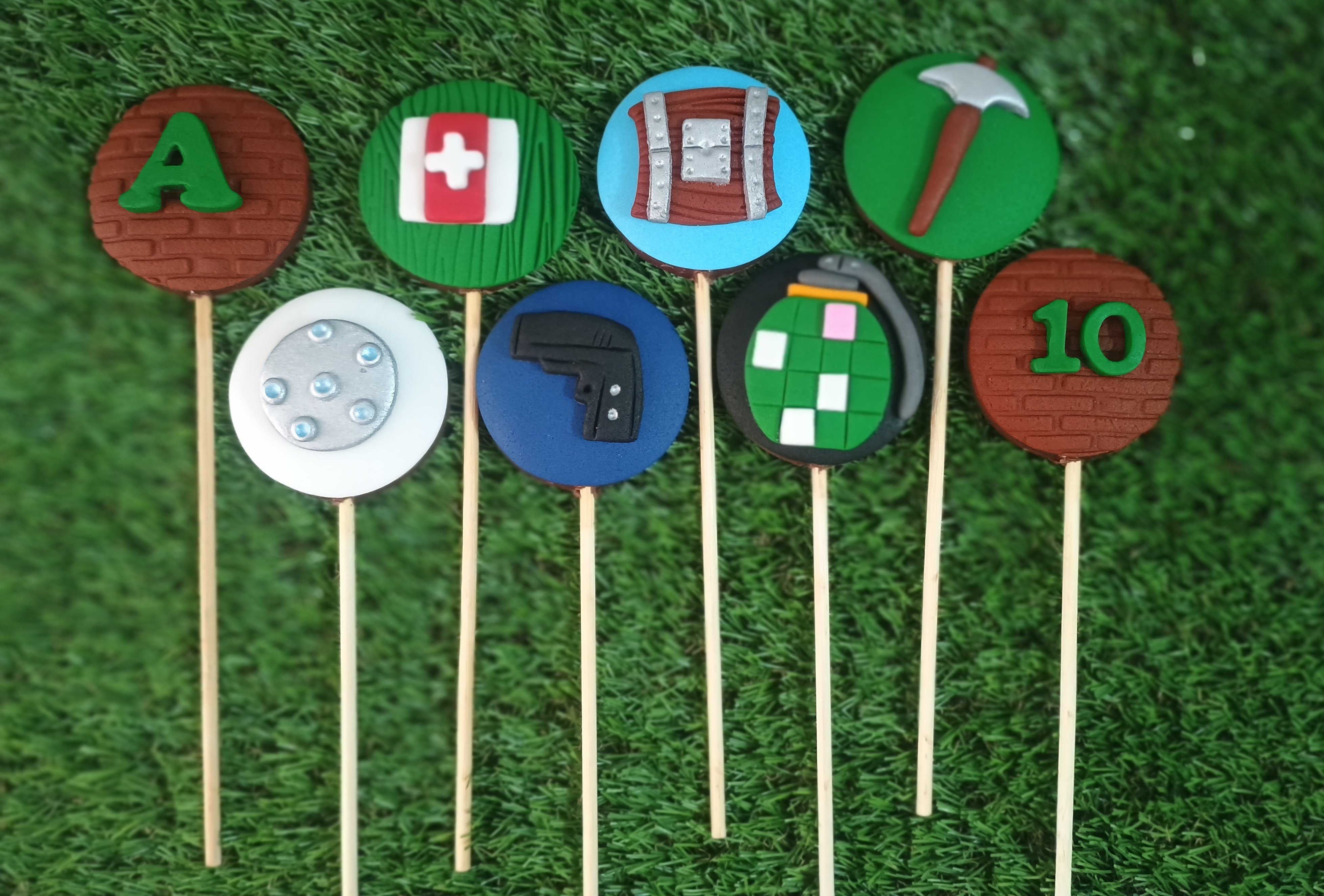 Pirulito de chocolate Fortnite