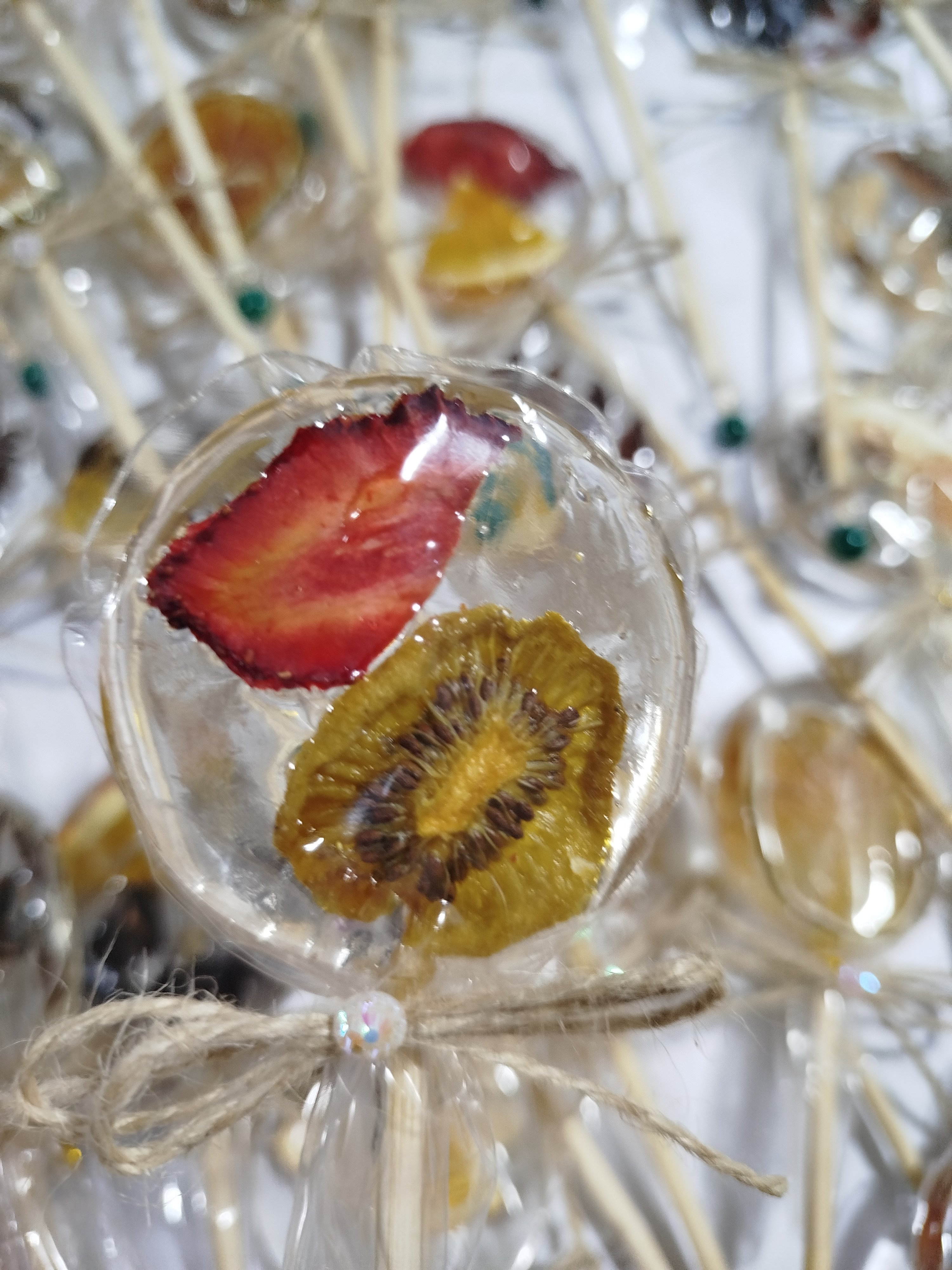 Pirulito de cristal mexedor de bebidas com especiarias para drink