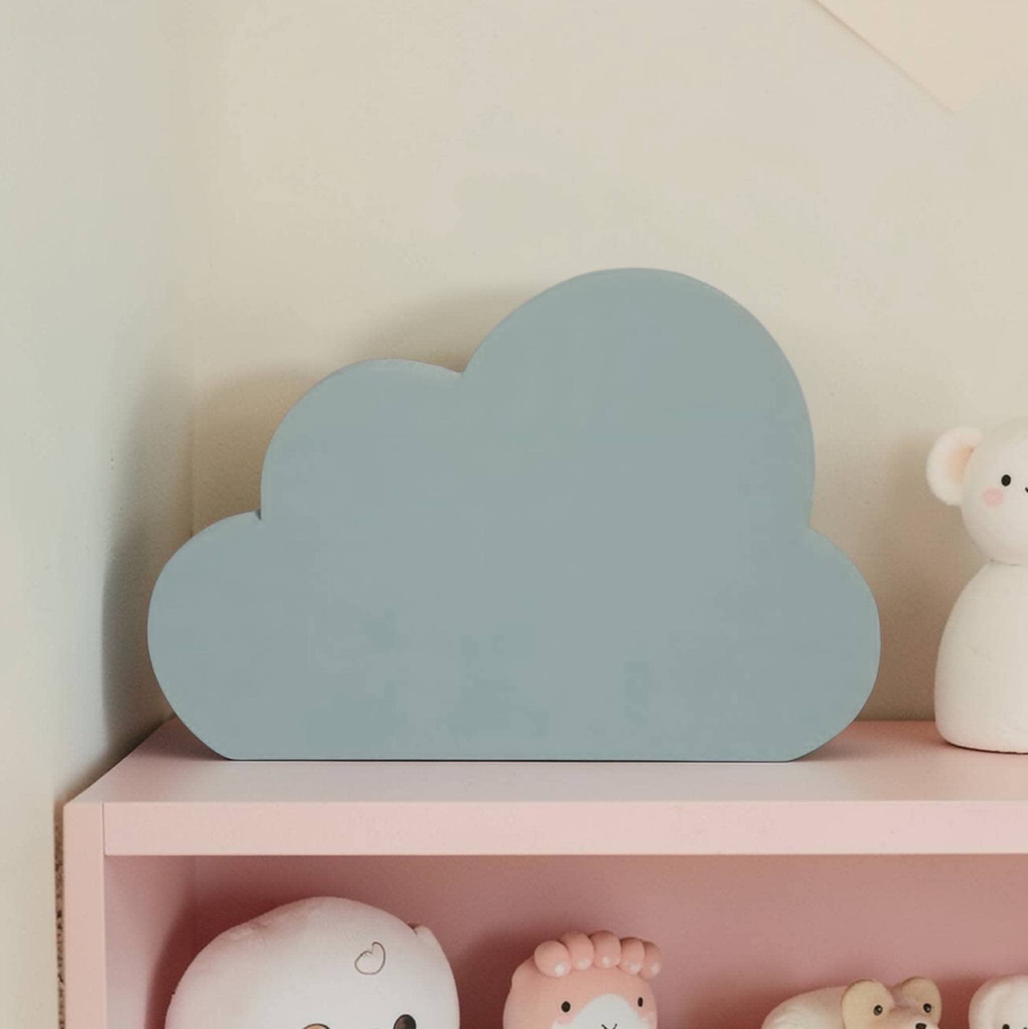 Nuvem de mdf decorativa/ decoração de festa e quarto infantil enf