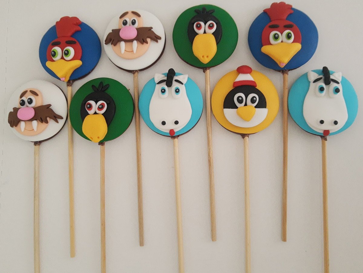 Pirulito de chocolate Pica Pau