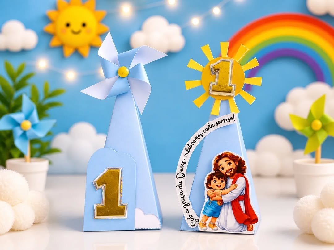 Caixinhas personalizadas tema 365 sorrisos