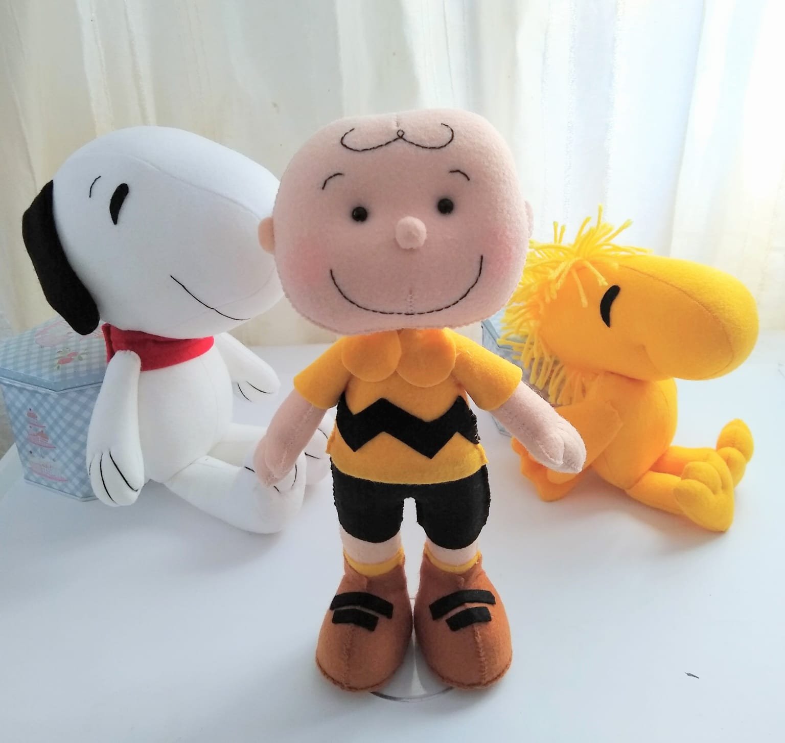 Kit Turma do Snoopy em Feltro – 3 Personagens (Charlie Brown, S