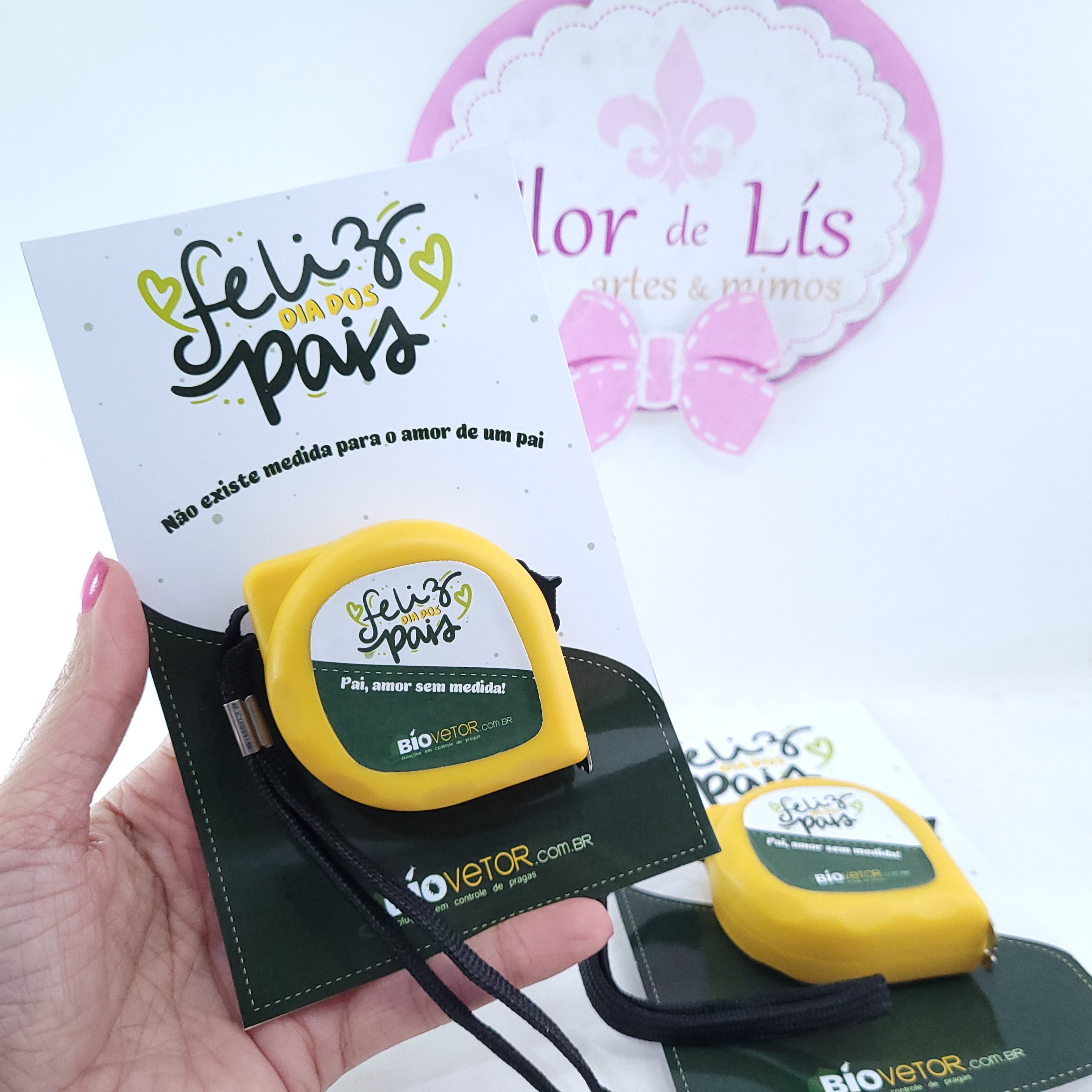 Trena 3 Metros Personalizada Dia dos Pais Card Brinde Corporativo