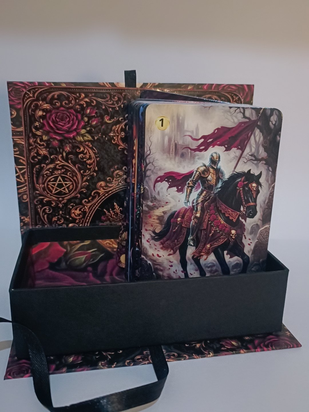 Oráculo Lenormand Rosa Caveira