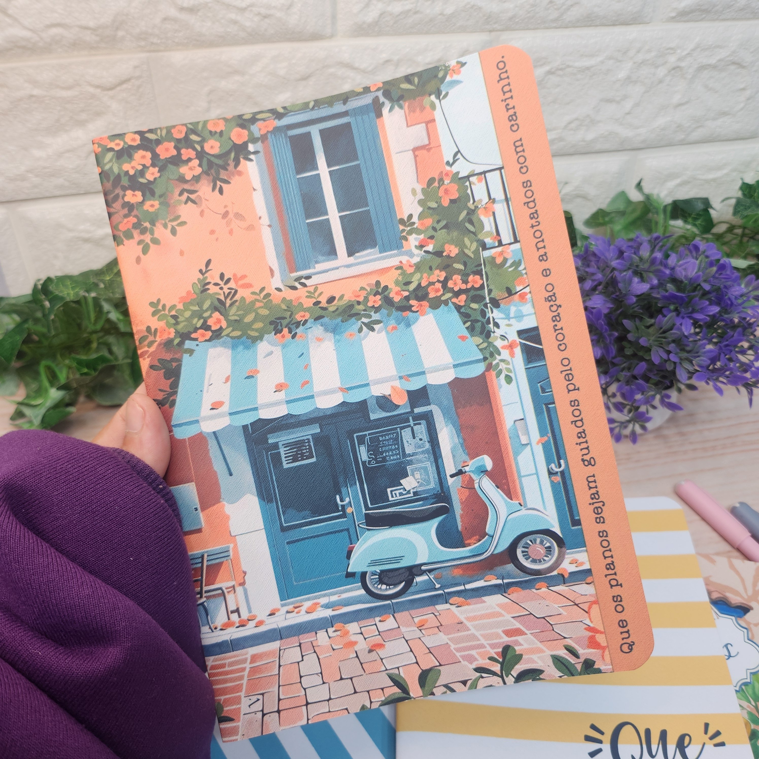 Caderno Midori Spring Moments Kit 4 unidades l A5 Midori l Anotaç