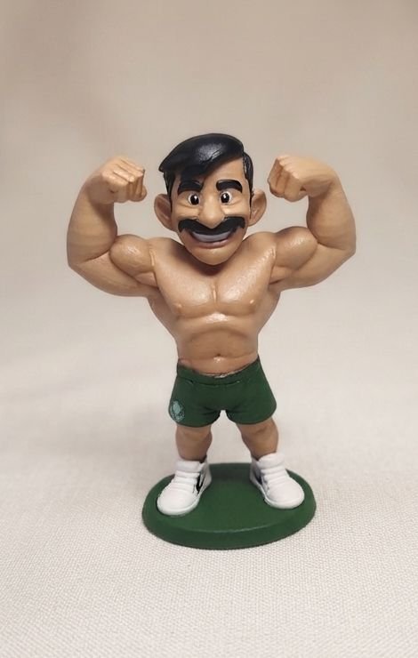 Boneco fitness personalizado impressão 3D