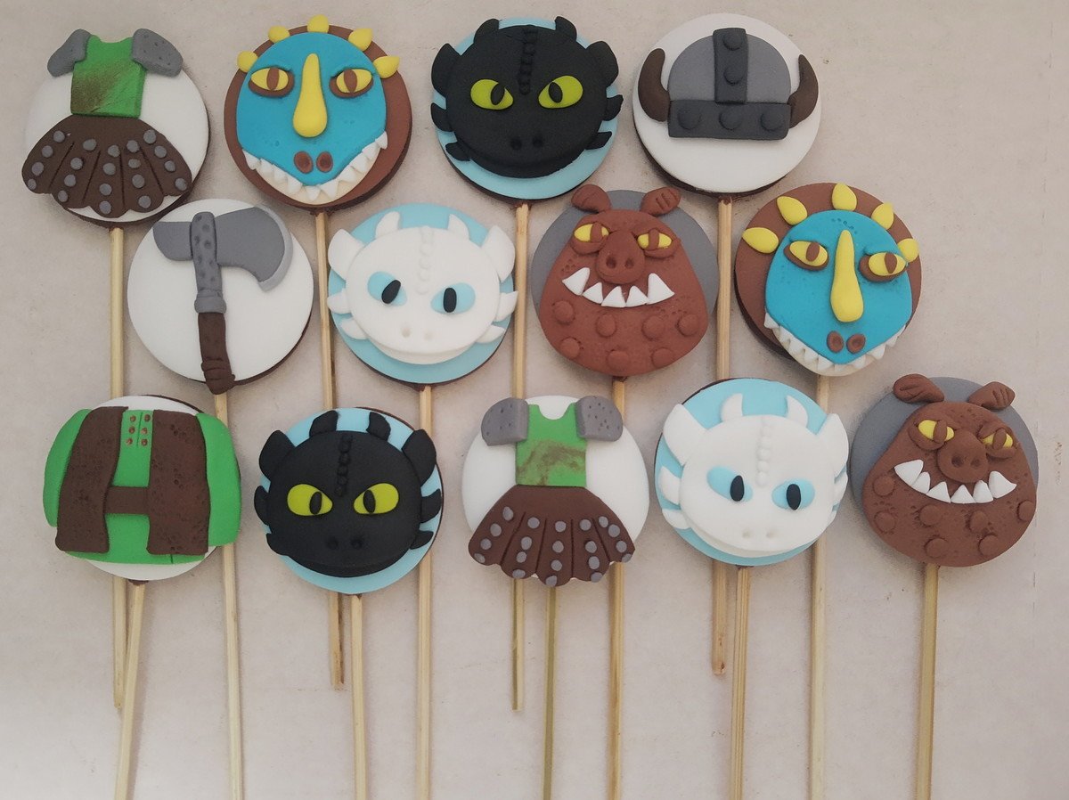 Pirulito de chocolate como treinar o seu dragão