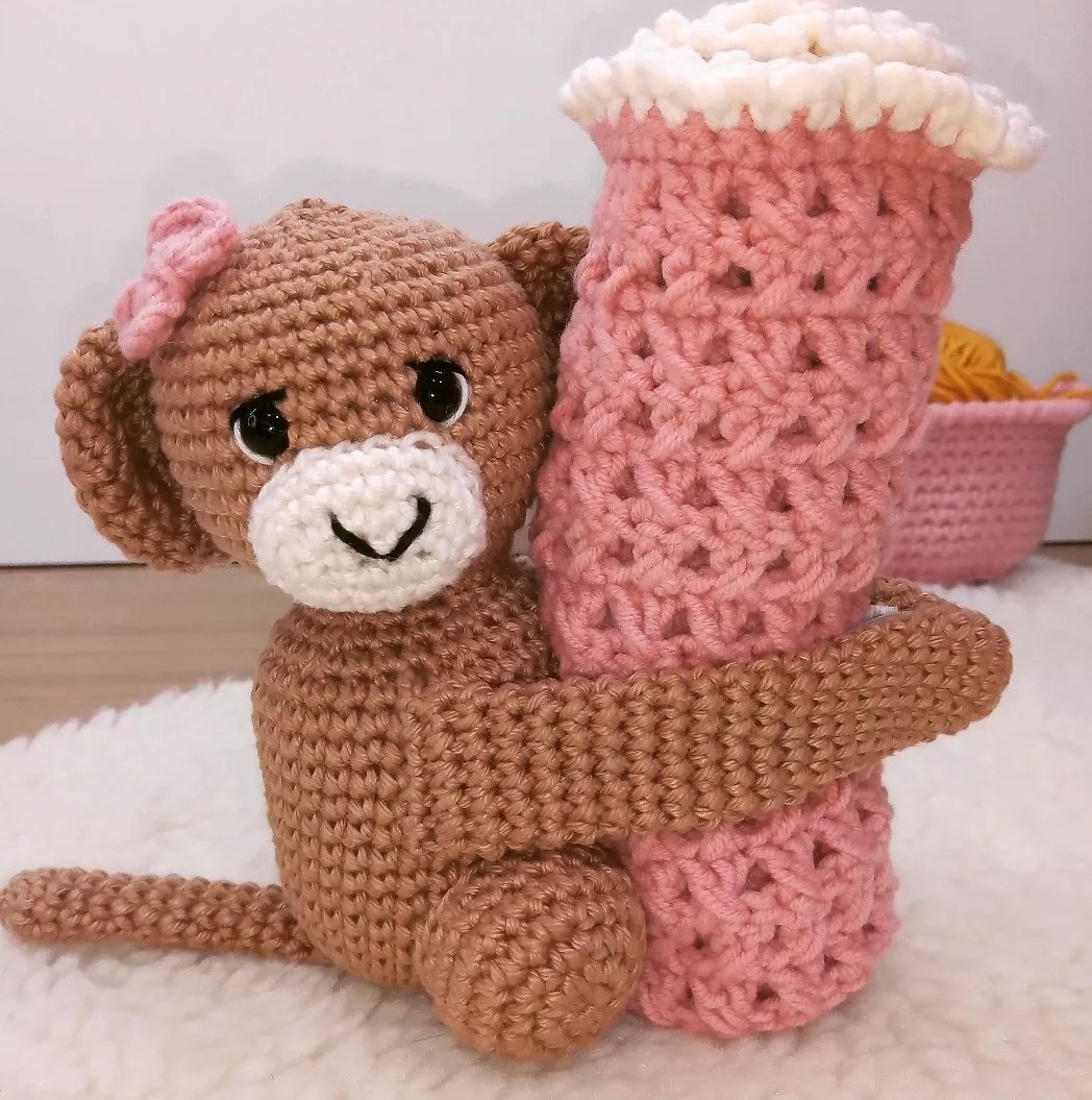Coleção Apegados Agarradinhos Amigurumi- Pronta Entrega
