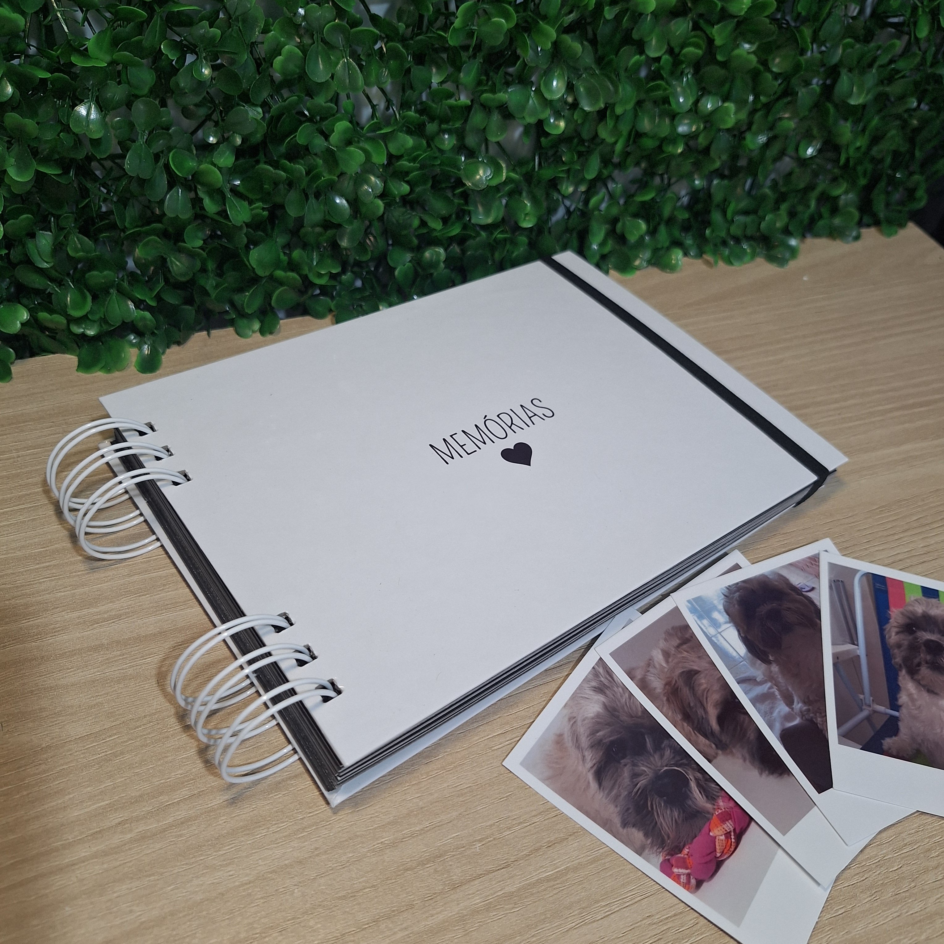 Album Scrapbook para escritas e colagens