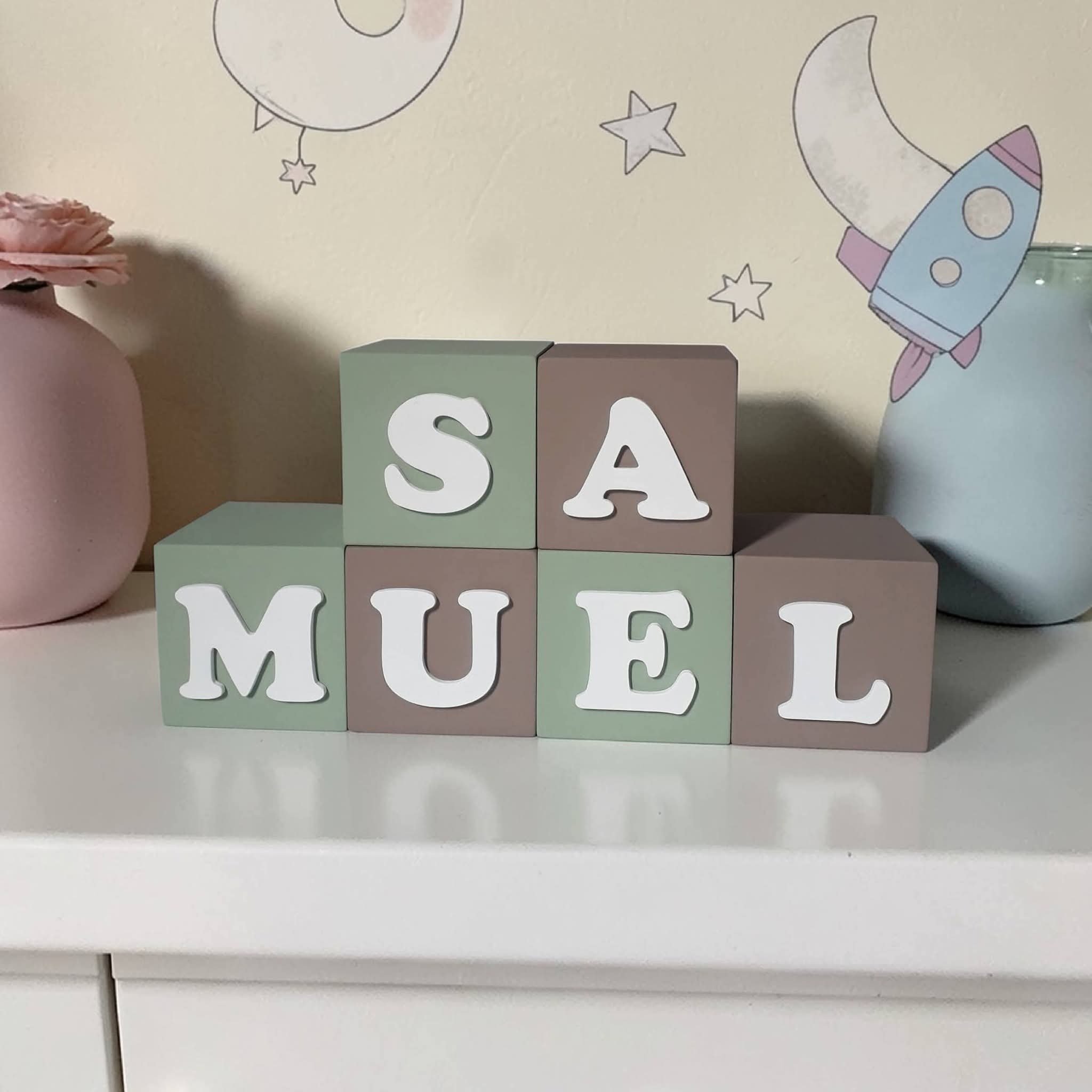 Cubos de mdf decorativos 8x8 / decoração de quarto infantil, fest