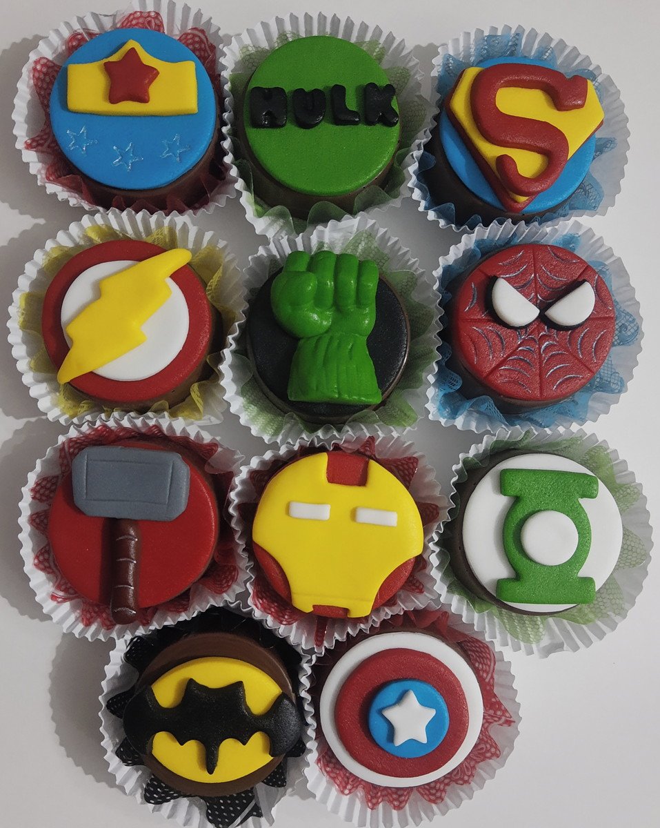 Pão de mel personalizado Heróis