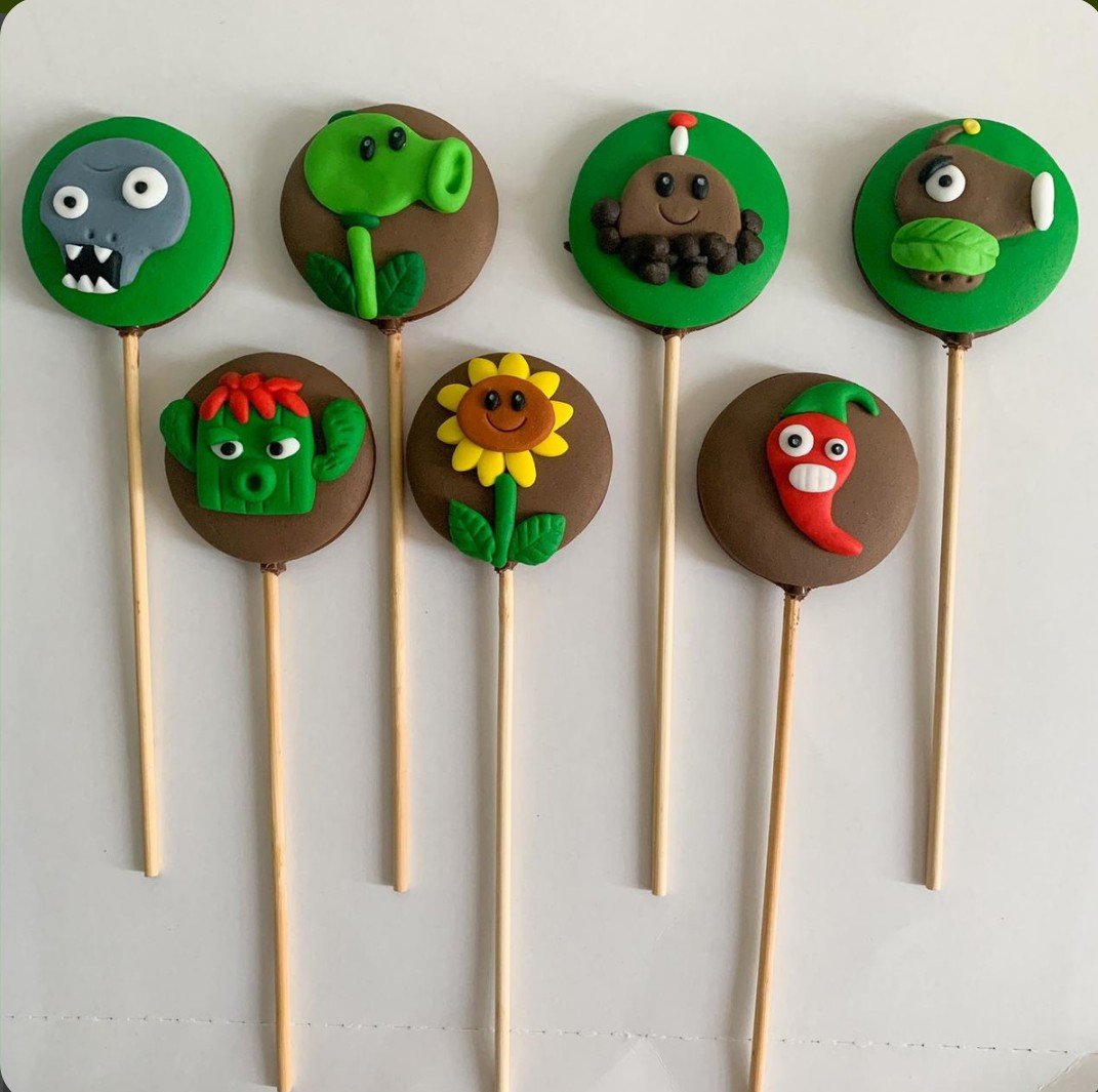 Pirulito de chocolate Plants vs. Zombies