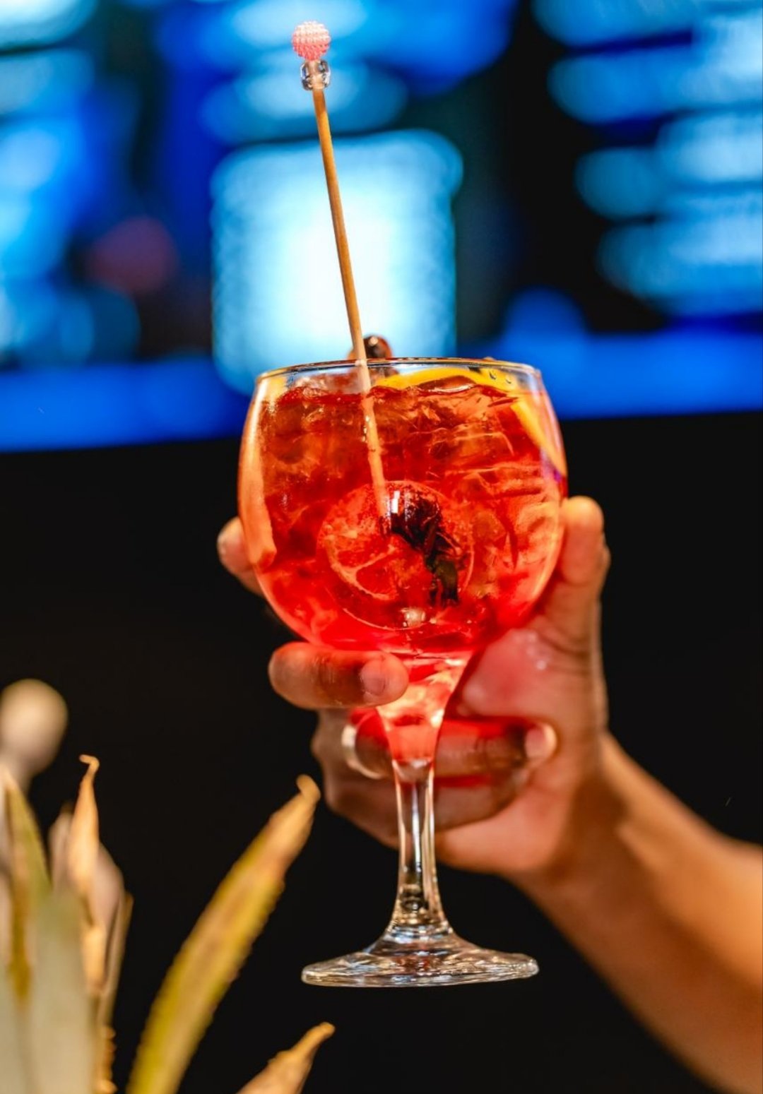 Pirulito de cristal mexedor de bebidas com especiarias para drink