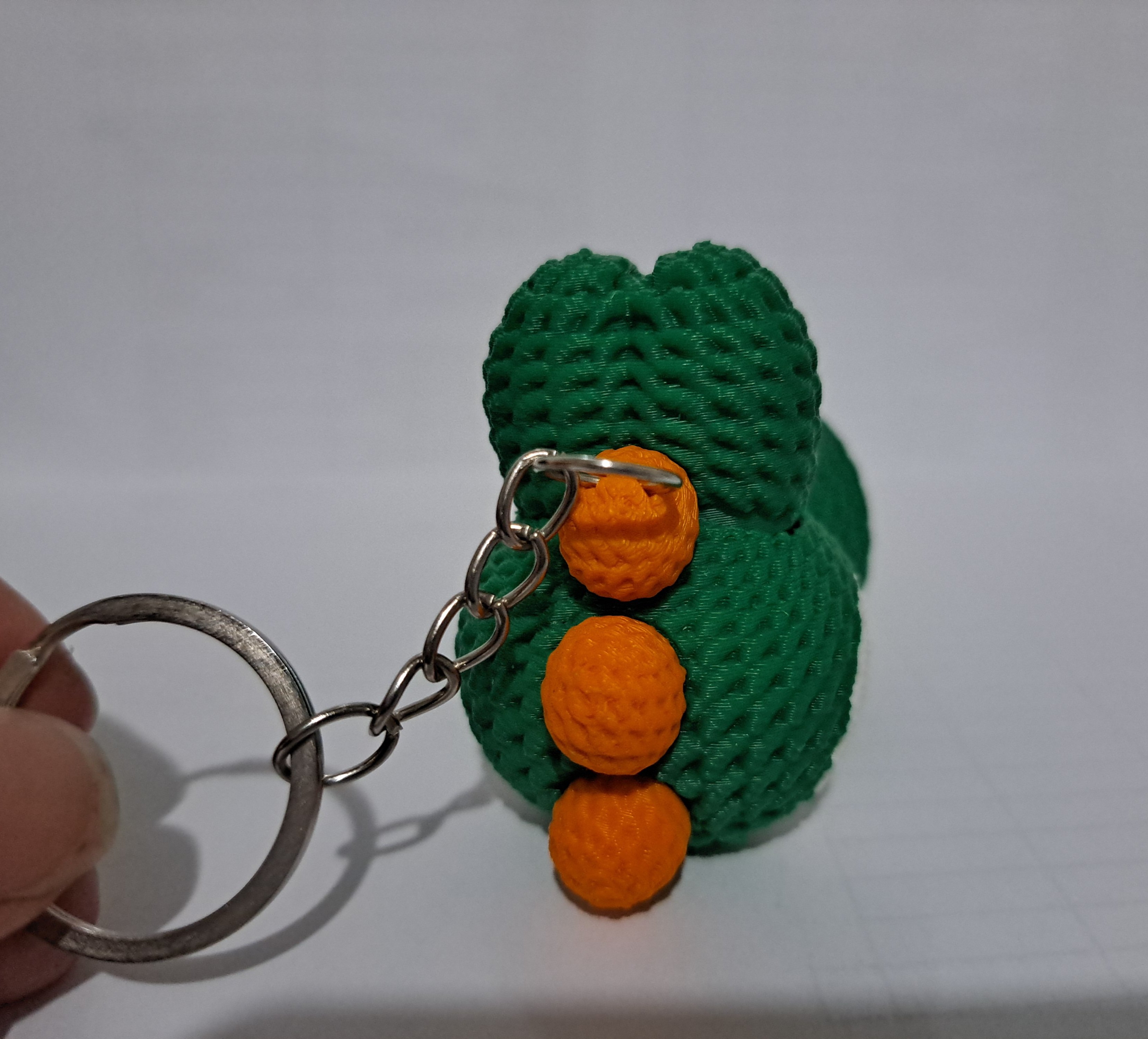 Chaveiro Inspirado Yoshi impressão 3D