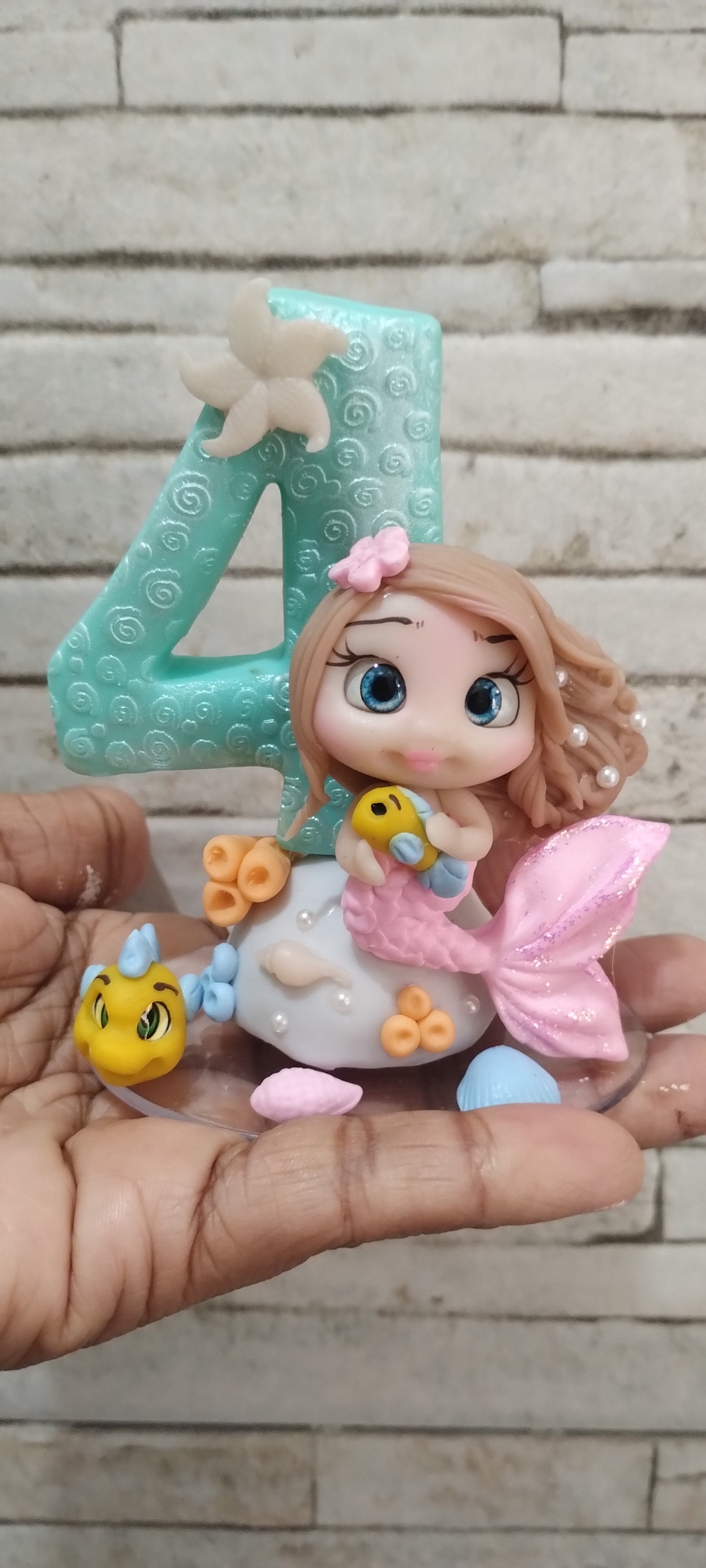 Vela Topo Sereia Ariel