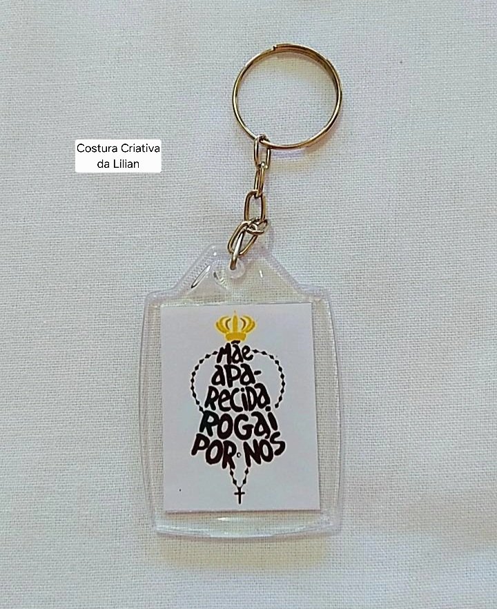 Chaveiro Lembrancinha Nossa Senhora Aparecida - 25 unidades