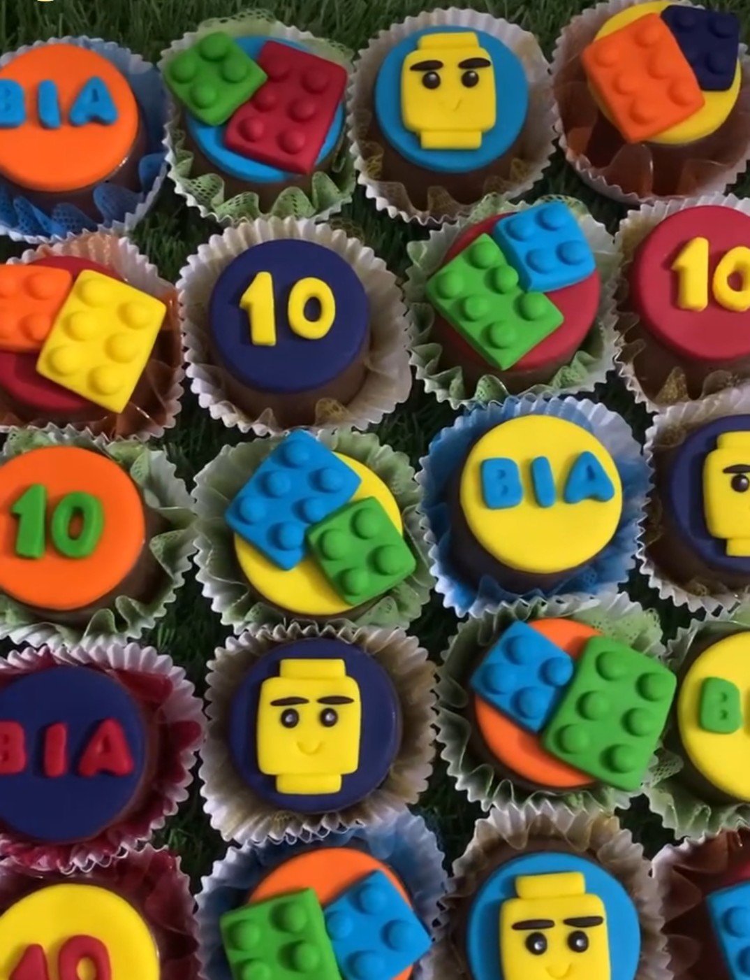 Mini pão de mel Lego
