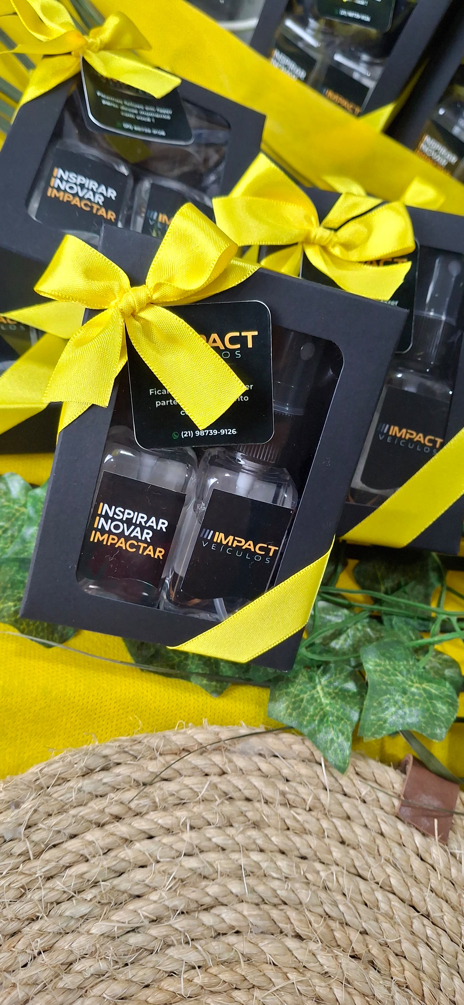 Kit aromatizador de carros e ambientes personalizado