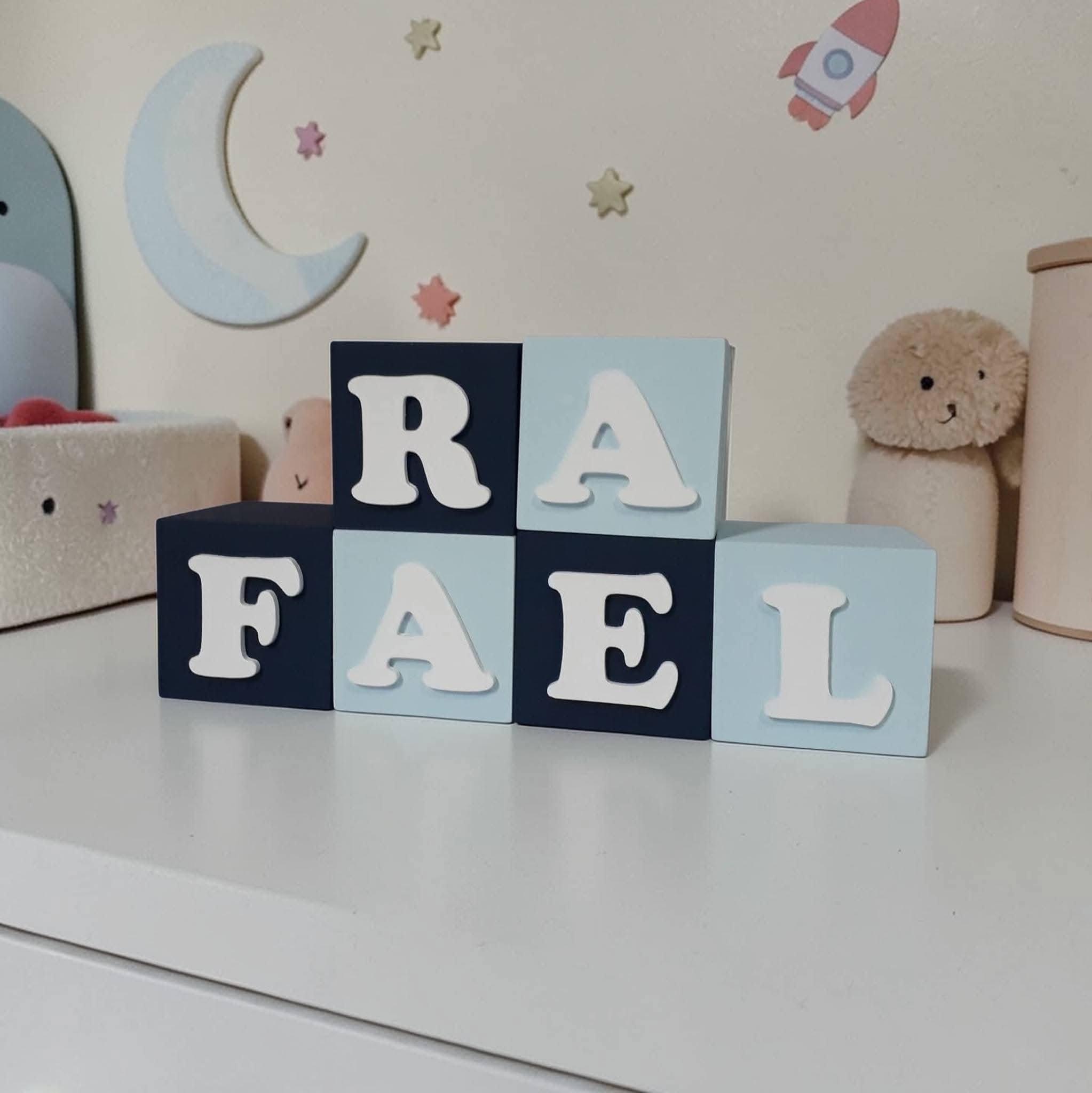 Cubos de mdf decorativos 8x8 / decoração de quarto infantil, fest